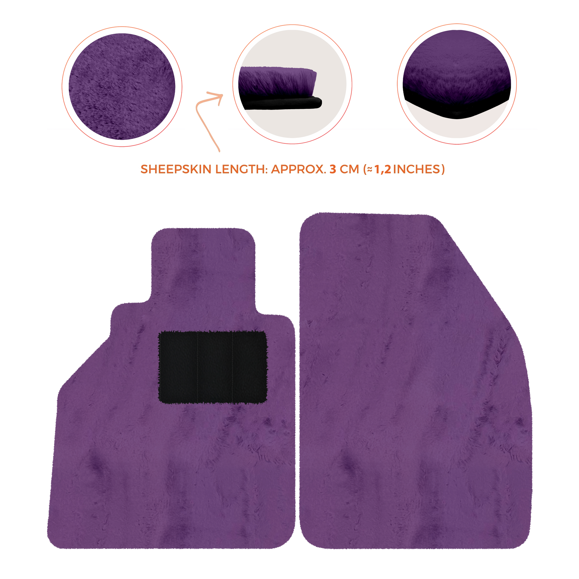 Dunkelblaue Fußmatten für Porsche 986 Boxster (1996-2004) mit Leder - AutoWin