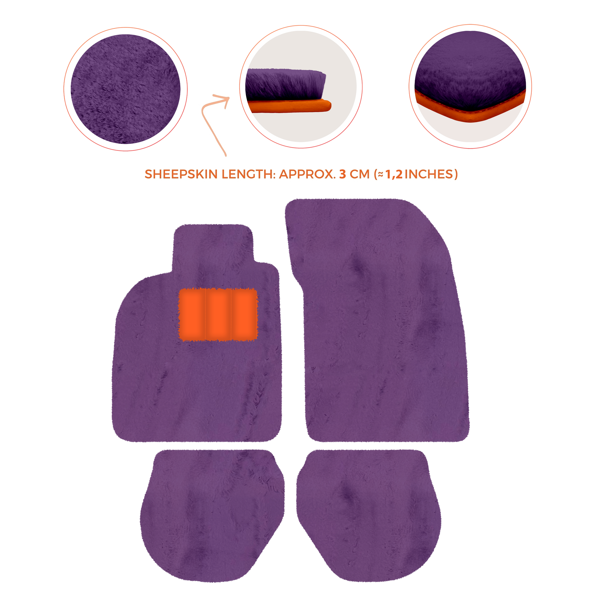 Customizable Leather Floor Mats with Divario Pattern for Porsche 911 - 993 (1994-1998) - AutoWin