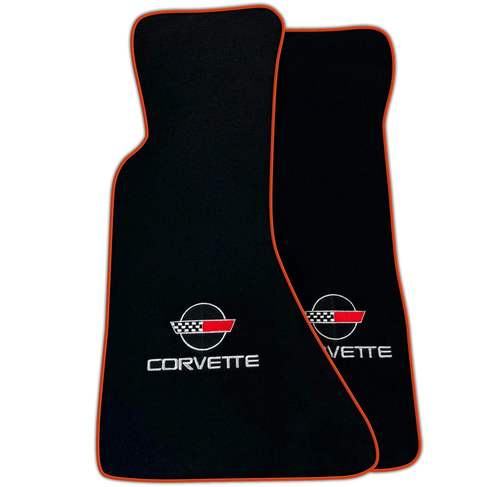 Black Floor Mats for Chevrolet Corvette C4 (1984-1996) | Various Trim Colors