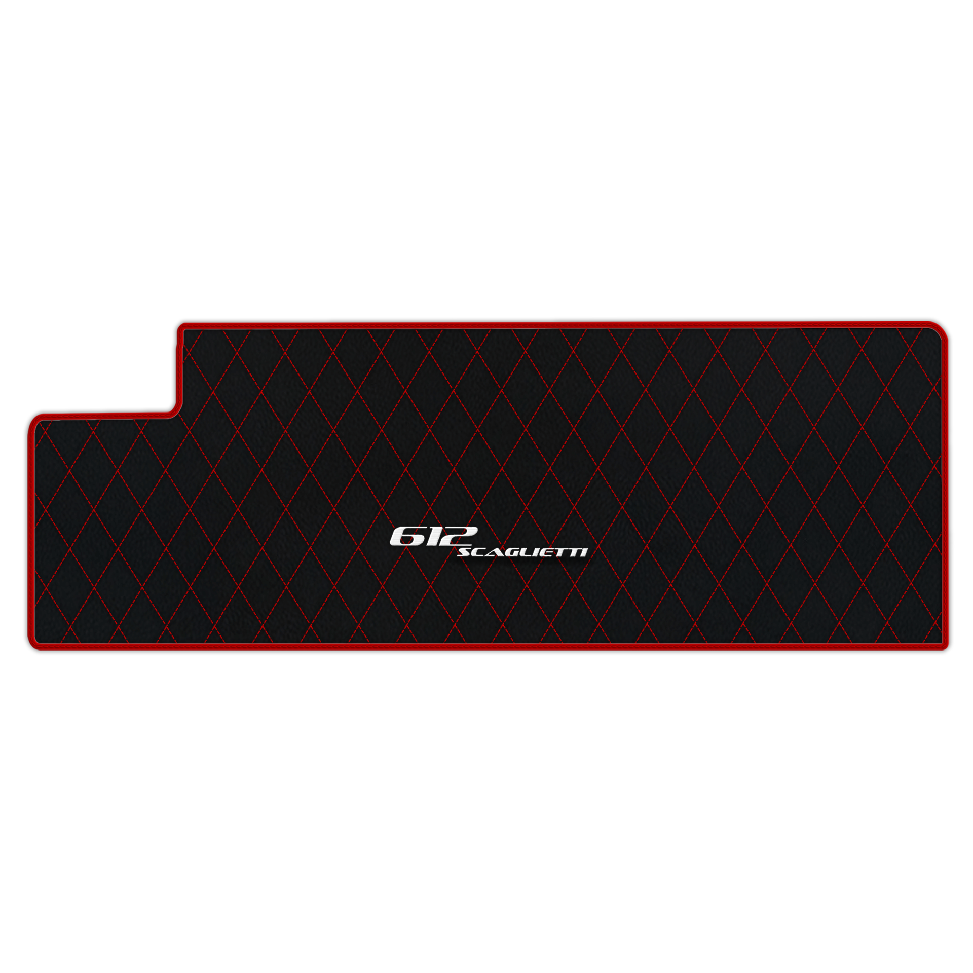 Luxury Black Leather Floor Mats for Ferrari 612 Scaglietti (2005-2011)