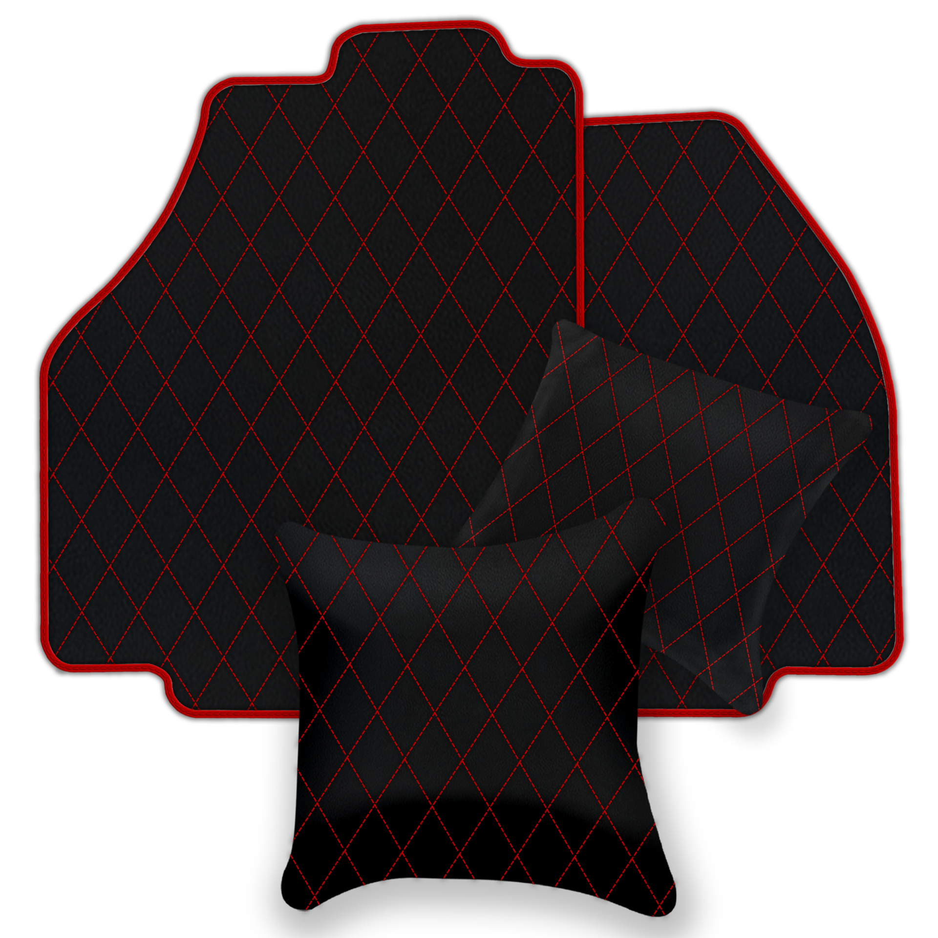 Premium Black Leather Floor Mats for Ferrari SF90 Stradale (2019-2024)