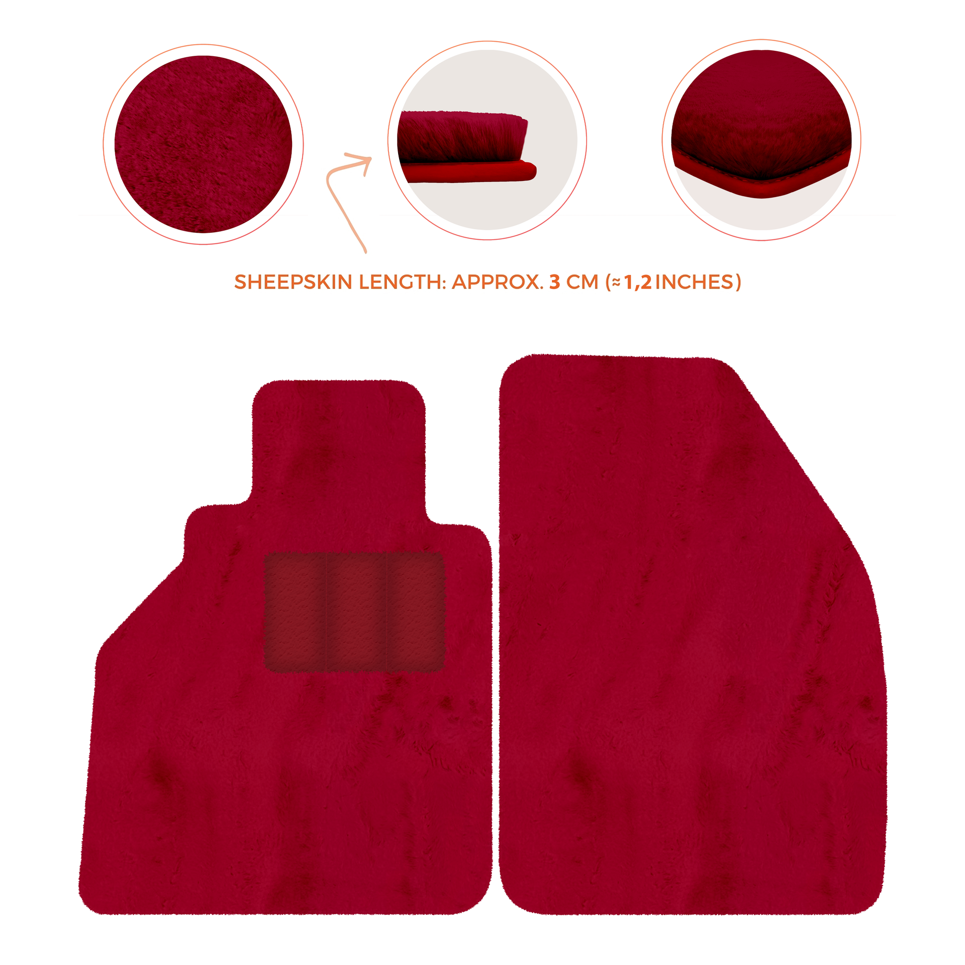 Dunkelblaue Fußmatten für Porsche 986 Boxster (1996-2004) mit Leder - AutoWin