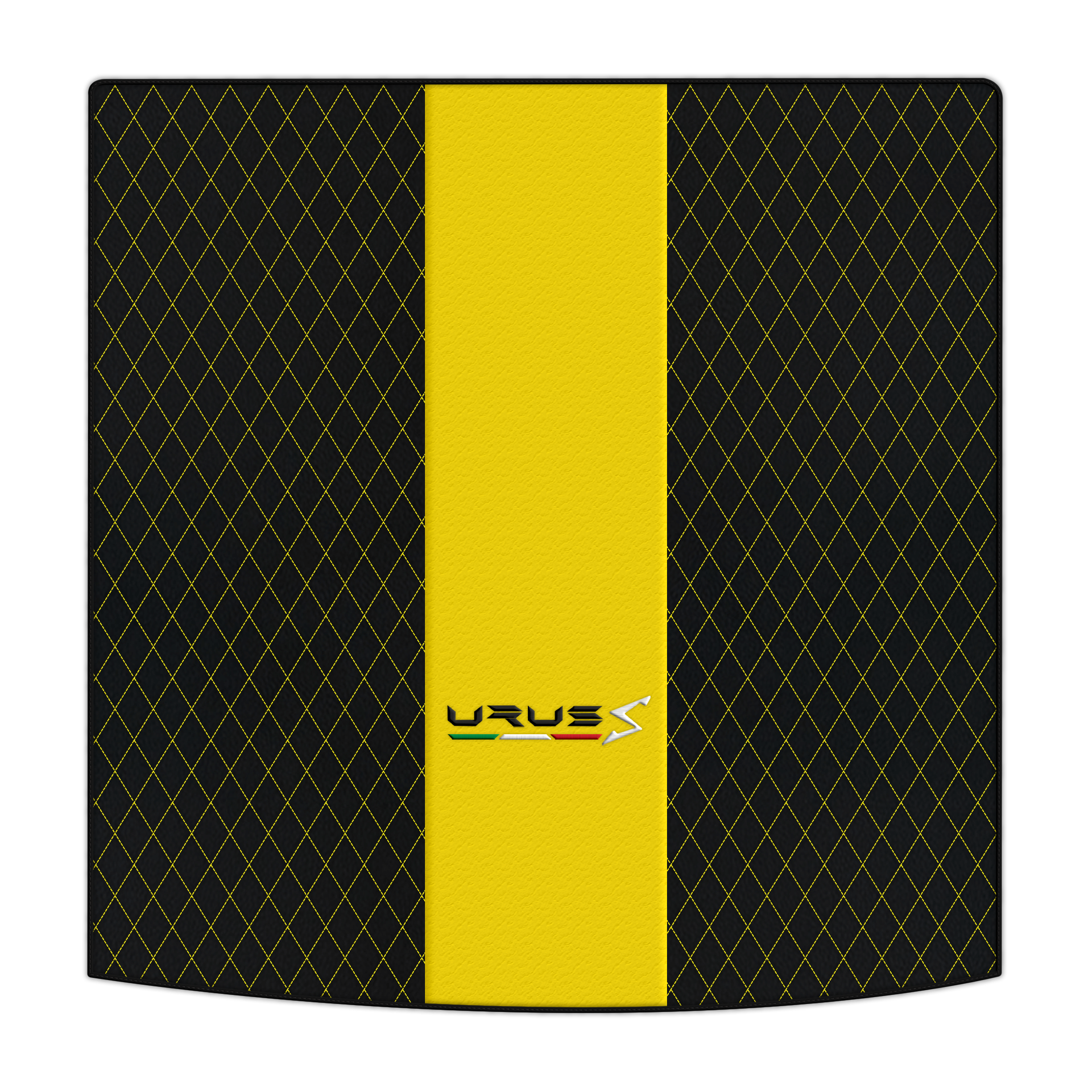 Customizable Leather Trunk Floor Mats with Single Diamond Pattern for Lamborghini Urus (2018-2026)