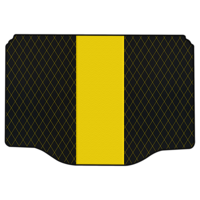 Anpassbare Kofferraum-Fußmatten aus Leder mit Einzel-Diamantmuster für Chevrolet Trax (2013-2023)