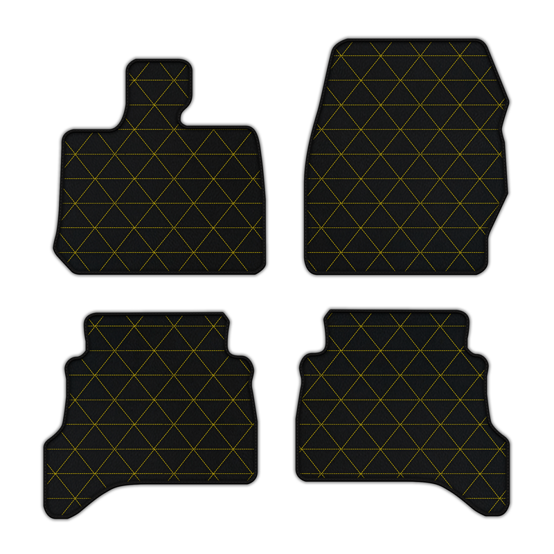 Customizable Leather Floor Mats with Triangle Pattern for Range Rover Sport L460 (2022-2024) Short/Long Wheelbase