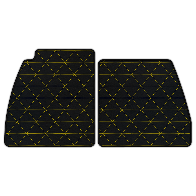Customizable Leather Floor Mats with Triangle Pattern for Lotus Emira (2022-2025)