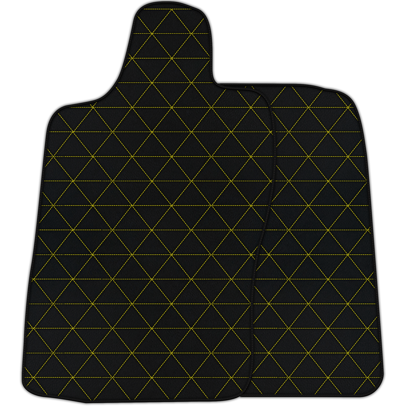 Customizable Leather Floor Mats with Triangle Pattern for Aston Martin DB11 (2016–2023)