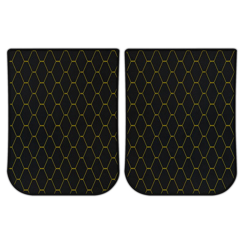 Customizable Leather Floor Mats with Vertical Hex Pattern for Ferrari LaFerrari (2013-2018)