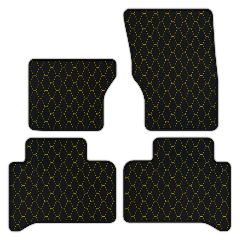 Customizable Leather Floor Mats with Vertical Hex Pattern for Range Rover Sport (2013-2022)