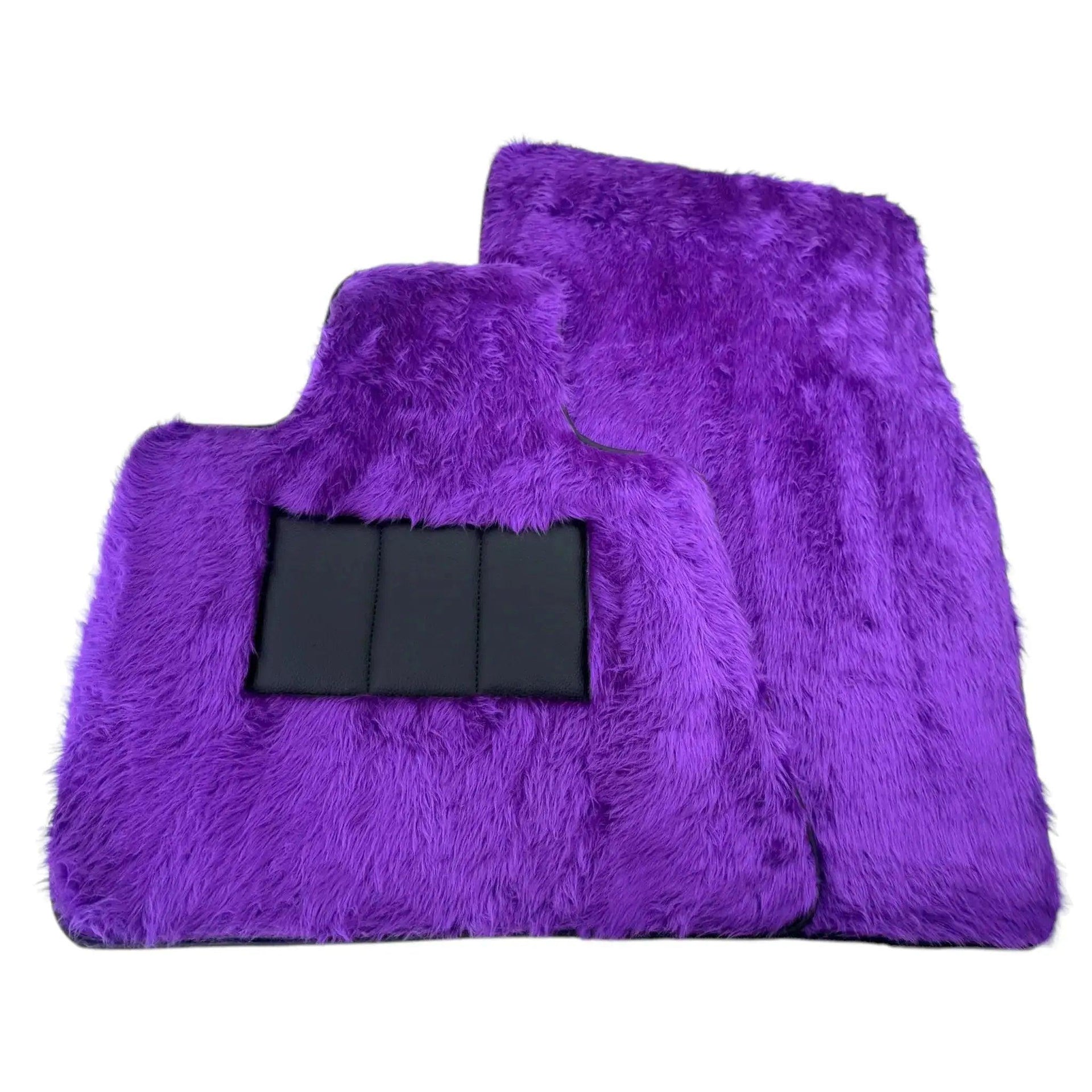 Violet Sheepskin Floor Mats for Rolls-Royce Wraith (2013-2023) - AutoWin