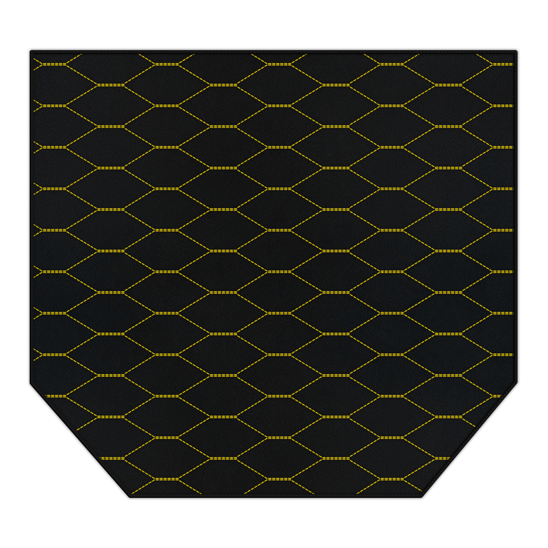 フェラーリ360(1999-2005)用バイパーヘックスパターンのカスタマイズ可能なレザートランクフロアマット