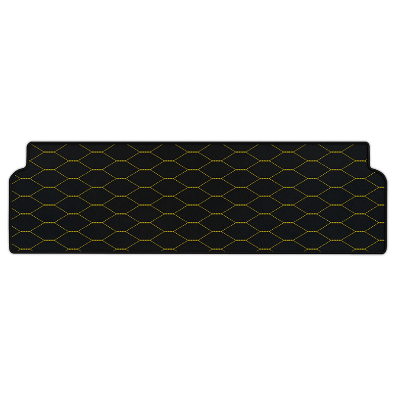 Customizable Leather Trunk Floor Mats with Viper Hex Pattern for Ferrari Mondial Convertible (1983-1993)