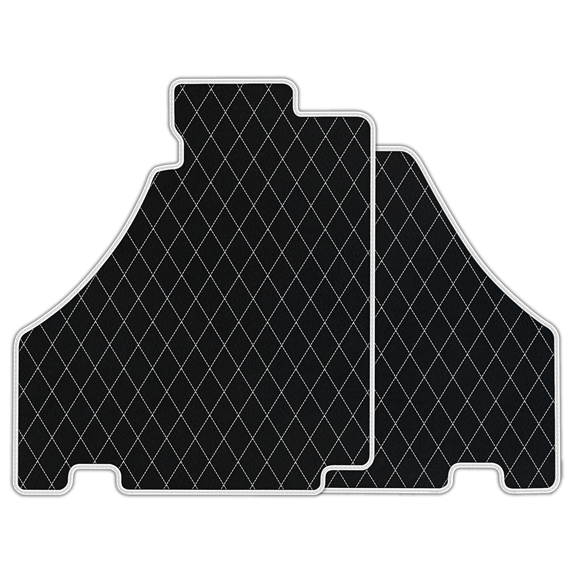 Black Leather Floor Mats for Ferrari 458 GT2 (2012-2015) | AW1 Design