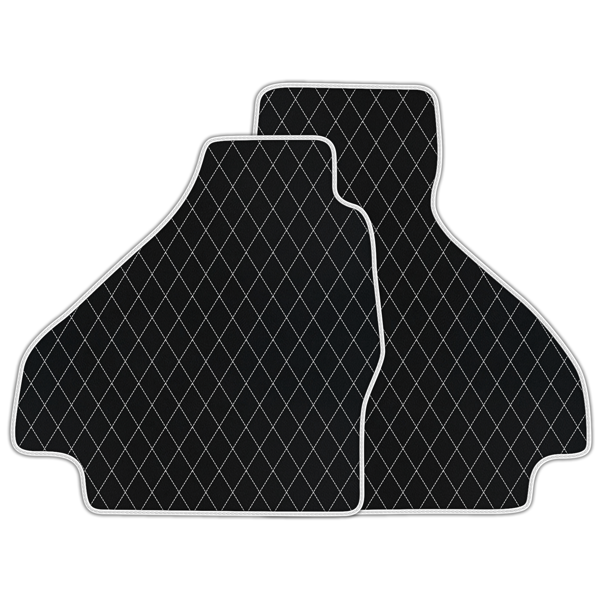 Premium Black Leather Floor Mats for Ferrari Mondial (1983-1993)