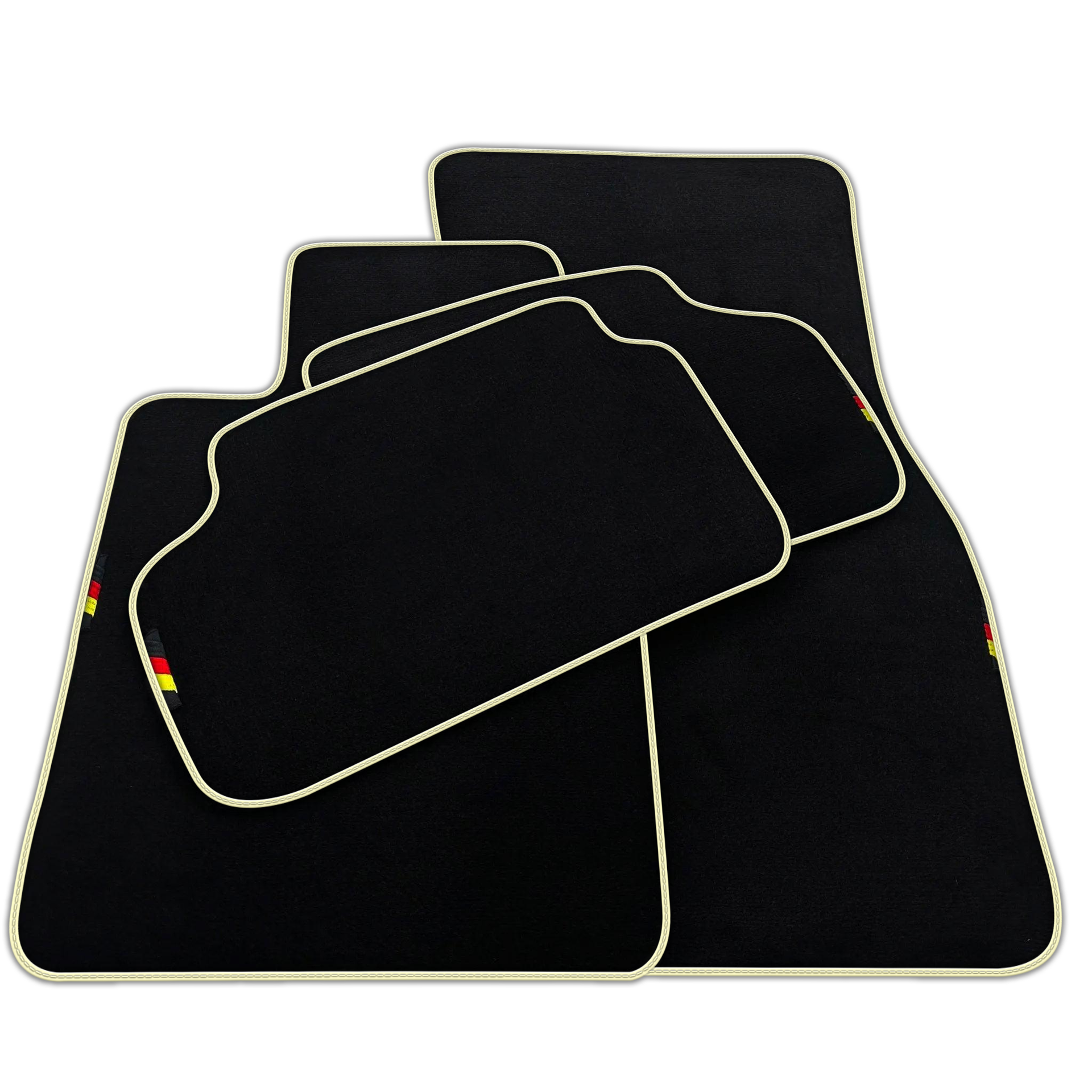 Black Floor Mats For BMW 3 Series G20 Germany Edition | Various Trim Colors