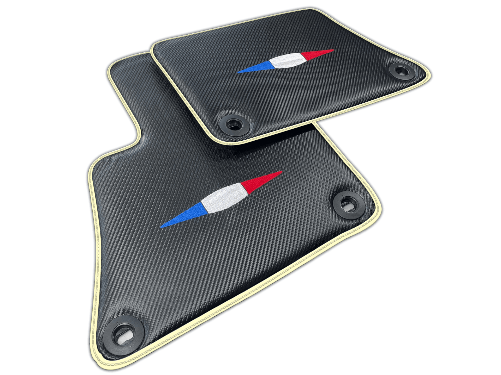 Carbon Fiber Floor Mats for Bugatti Veyron | Various Trim Colors