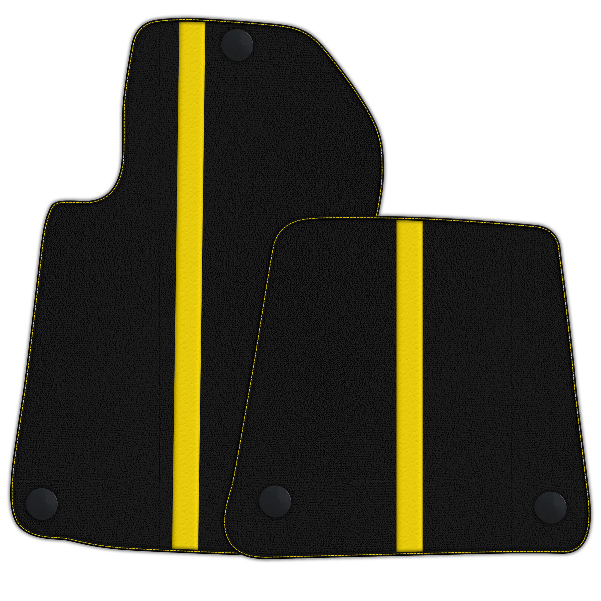 Premium Black Floor Mats for Ferrari 599 Coupe (2006-2012) - Elegant