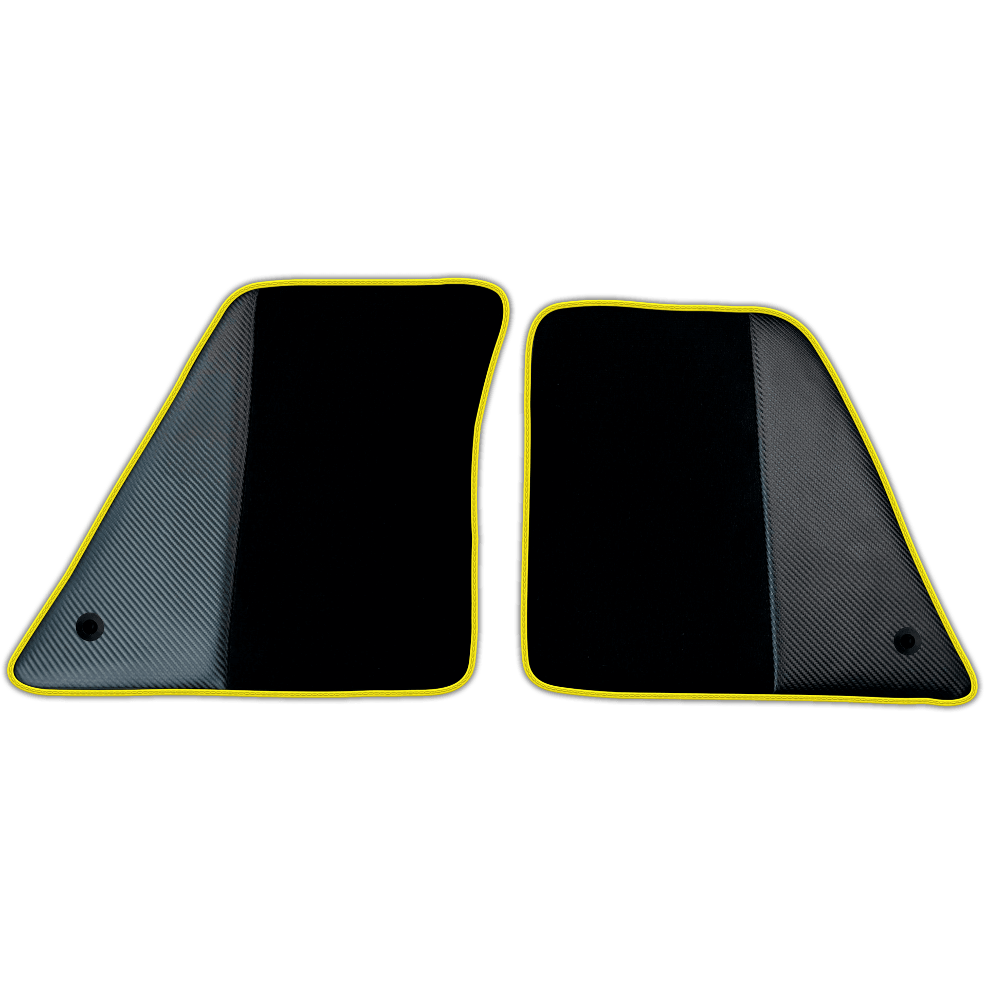 Black Floor Mats for Ferrari SF90 Stradale (2019-2024) with Carbon Fiber | Various Trim Colors