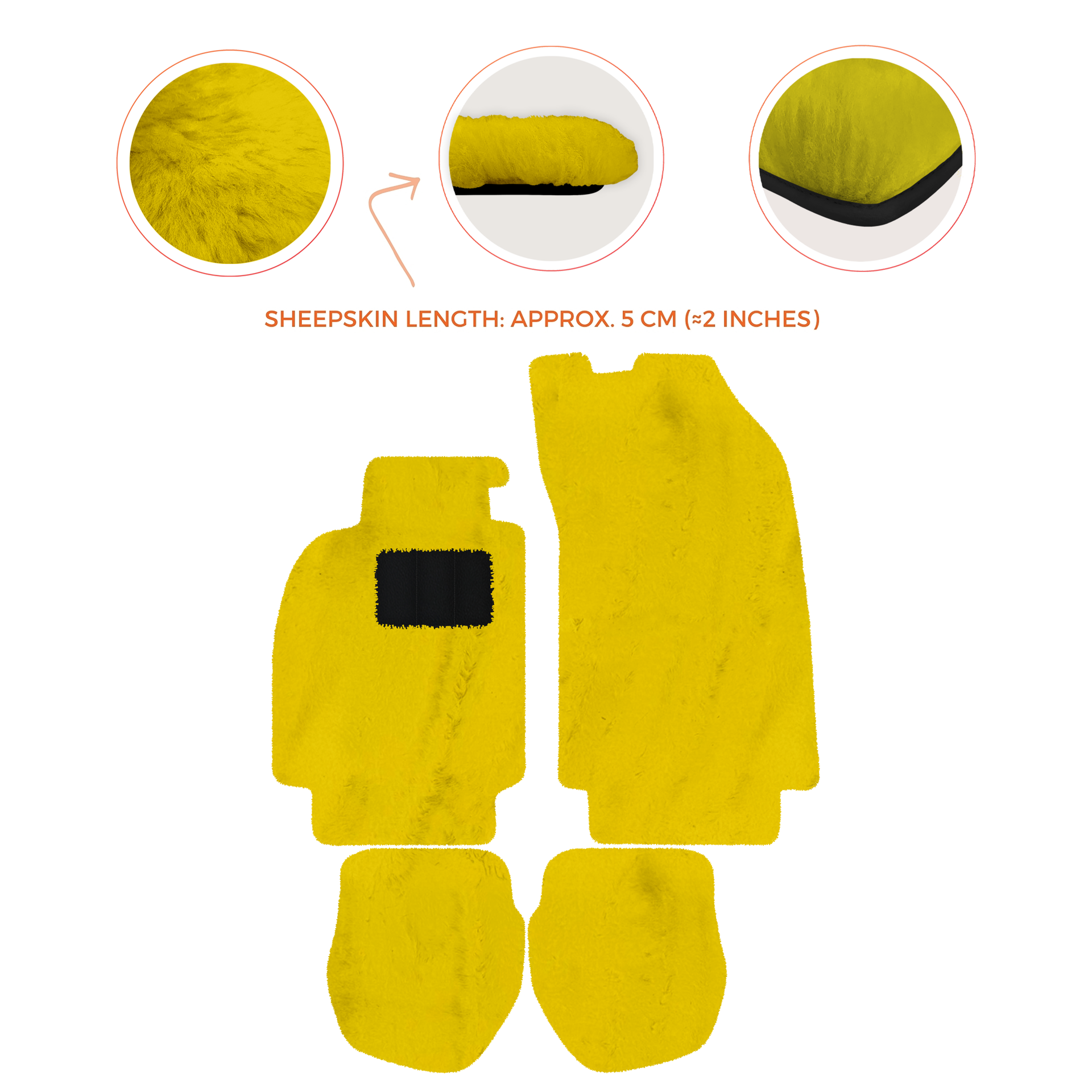 Light Blue Floor Mats for Porsche 964 (1989-1994) with Leather - AutoWin