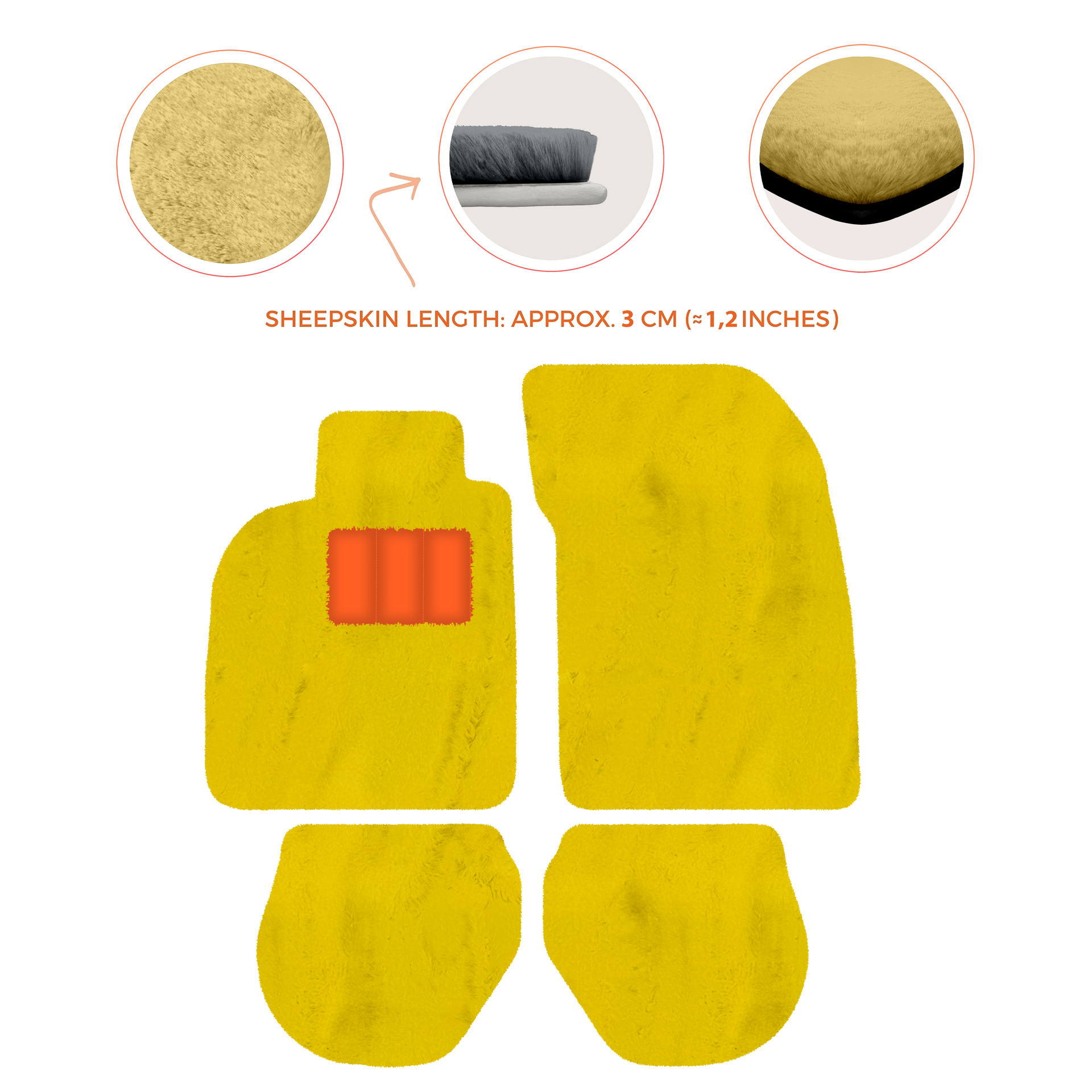 Customizable Leather Floor Mats with Divario Pattern for Porsche 911 - 993 (1994-1998) - AutoWin