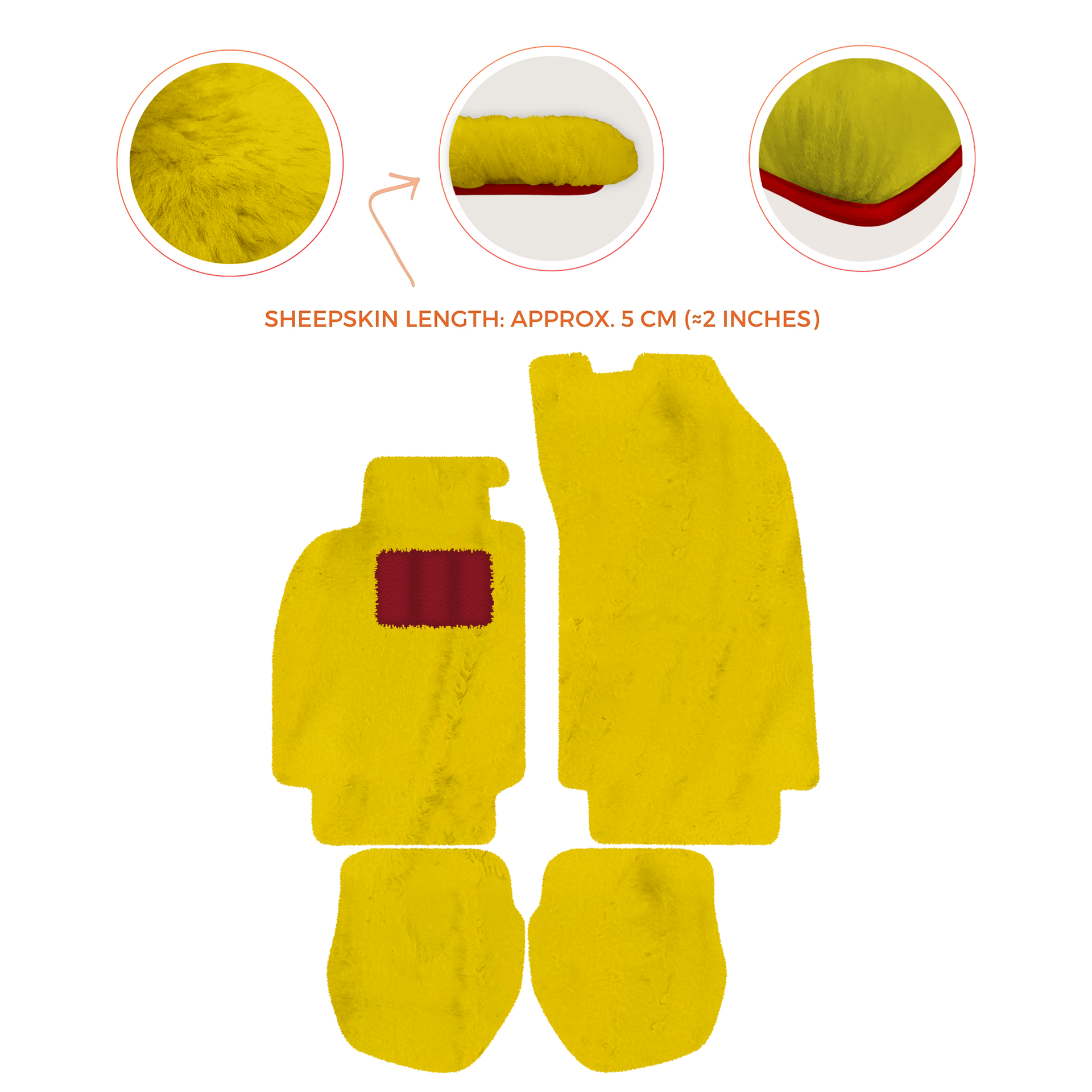 Light Blue Floor Mats for Porsche 964 (1989-1994) with Leather - AutoWin