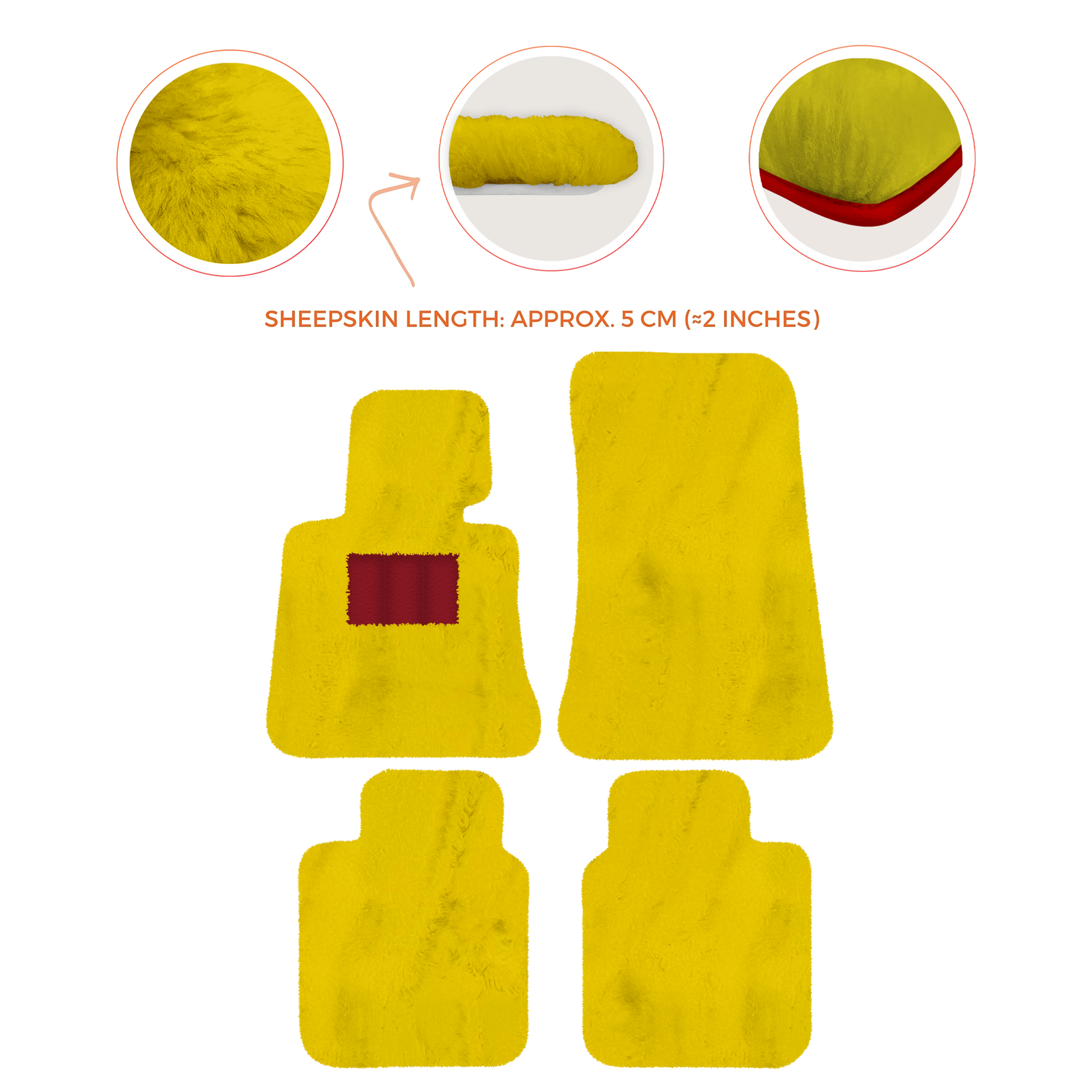 Luxury Sheepskin Floor Mats for Rolls-Royce Ghost Series I (2010-2014)