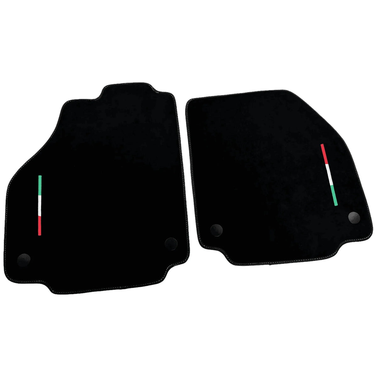 Alcantara Black Floor Mats For Ferrari 458 GT2 (2012-2015) Italian Edition