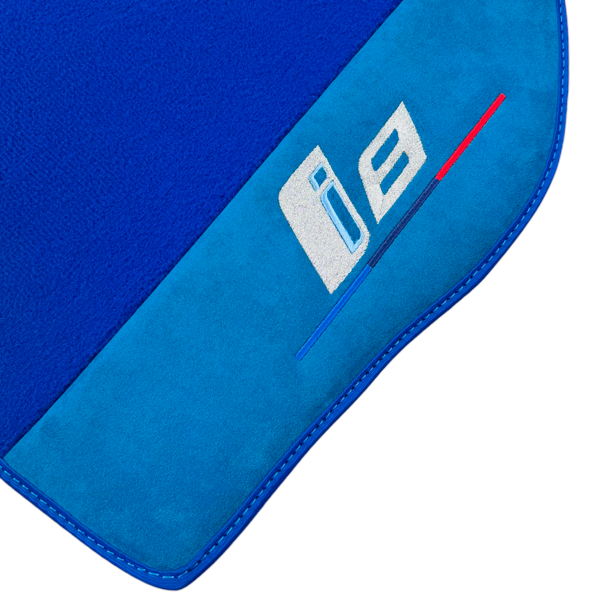 Blue Floor Mats for BMW i8 Series L12 L15 with M Package