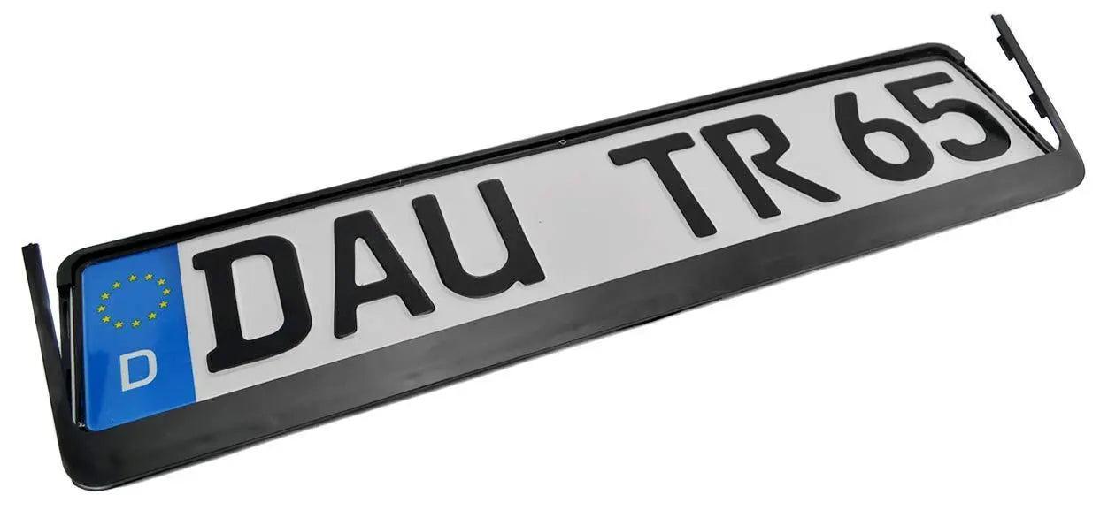 Autowin Empty Number Plate Holder Eu Standard Size 52 cm x 11 cm - AutoWin