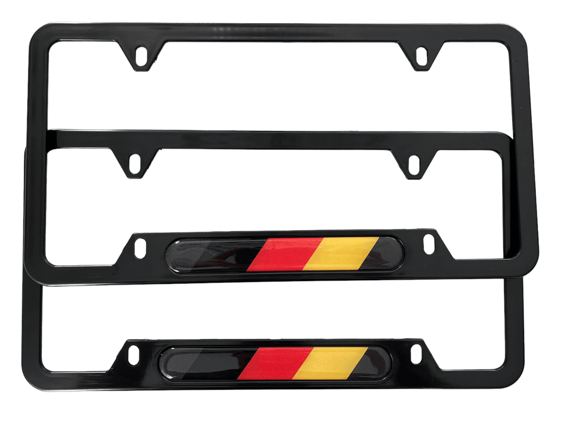 Autowin Number Plate Holder USA Standard Size Germany Flag - AutoWin