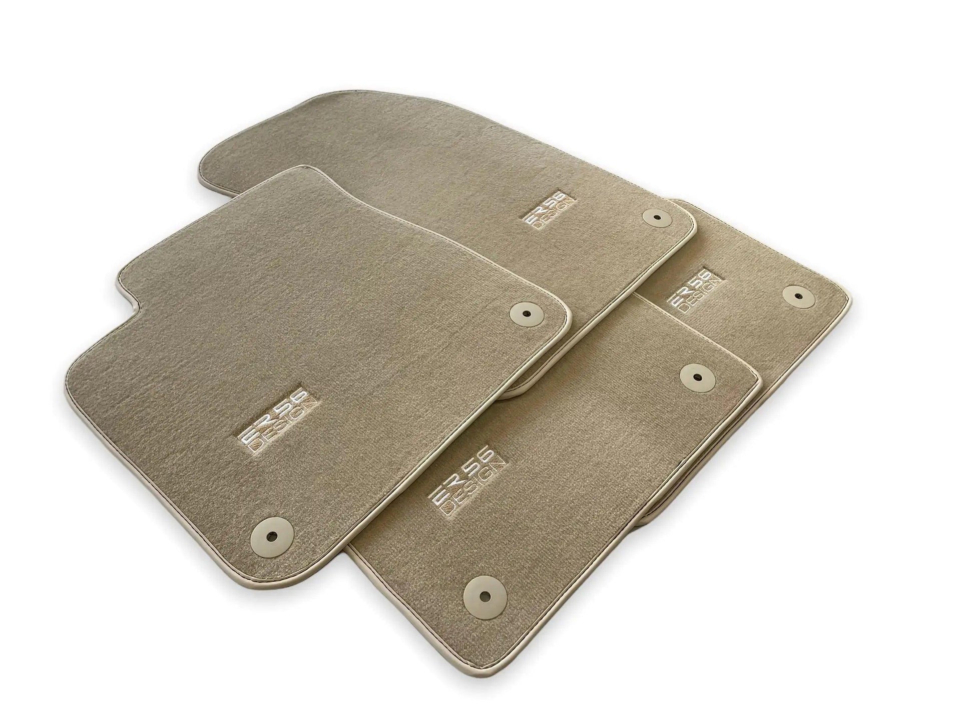Beige Floor Mats for Audi A5 - F53 Coupe (2016-2020) | ER56 Design - AutoWin