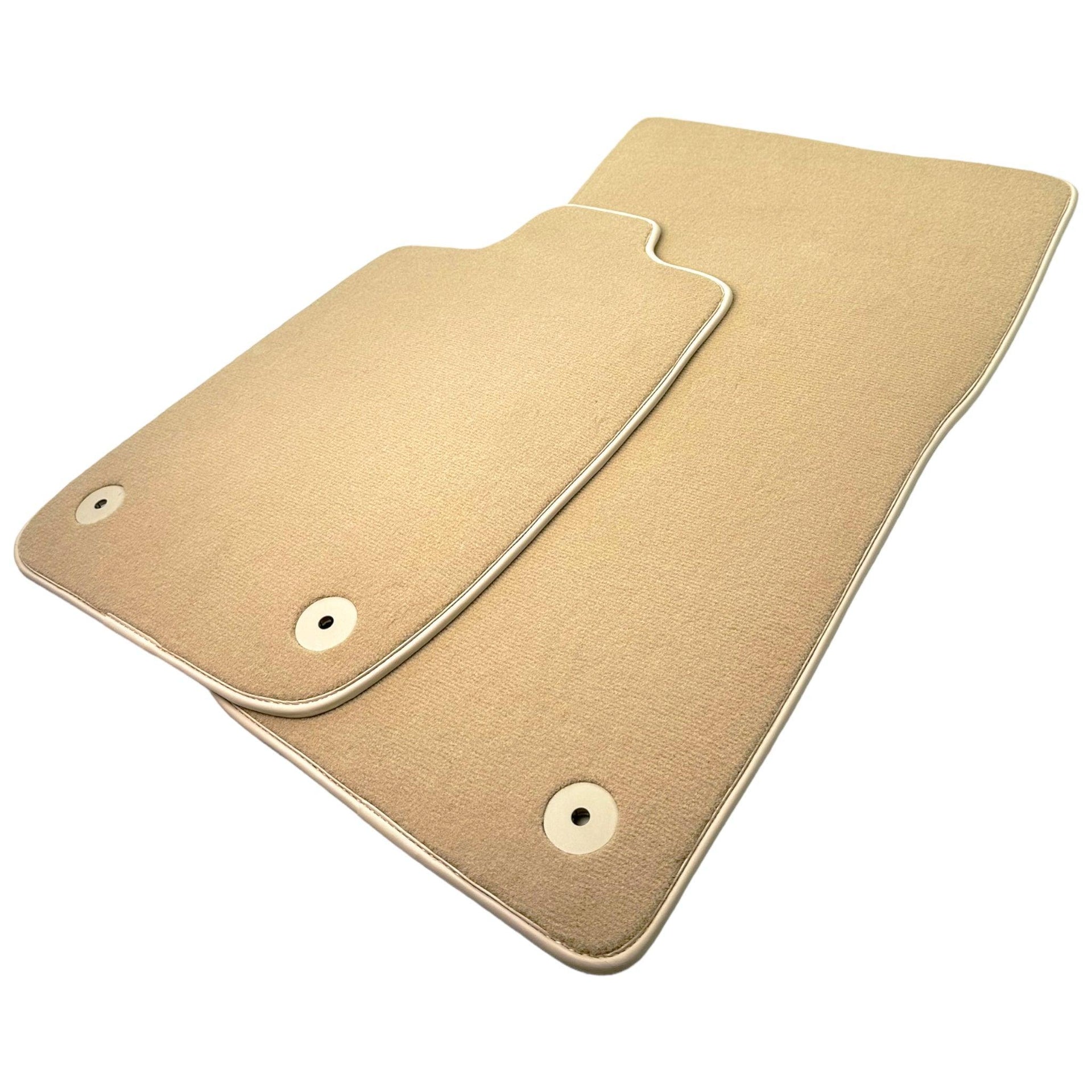 Beige Floor Mats For Bentley Continental GTC Convertible (2018–2023) - AutoWin