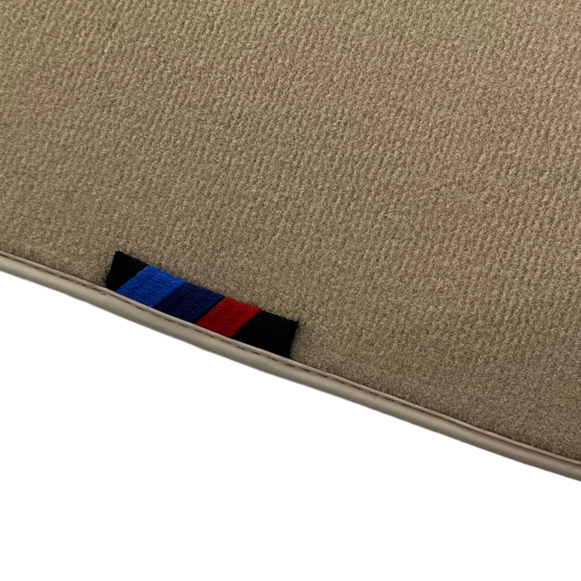 Beige Floor Mats For BMW Z4 Series E86 Coupe (2003-2008) With M Package - AutoWin