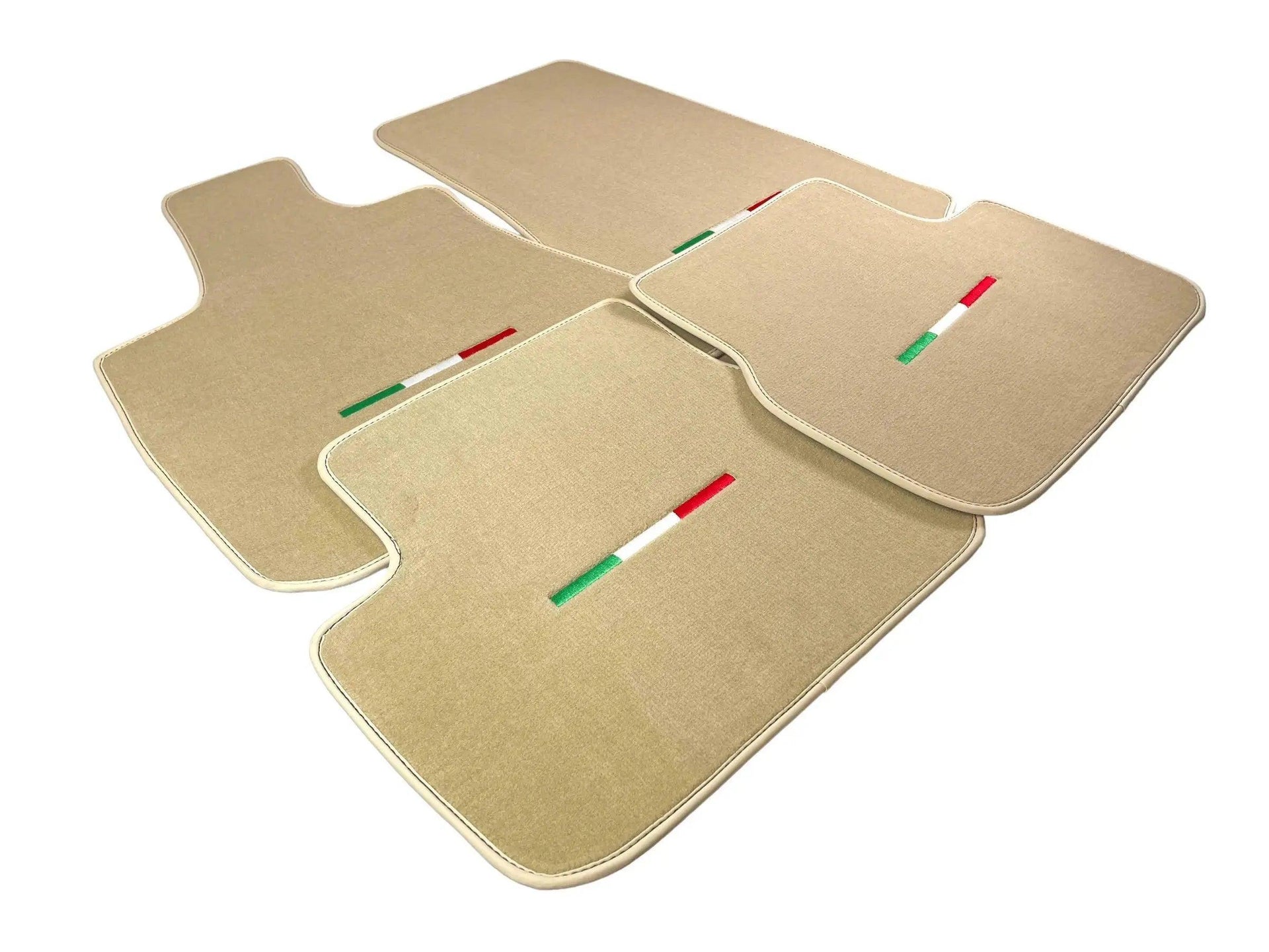 Beige Floor Mats For Maserati Grecale (2023-2024) Italy Edition - AutoWin