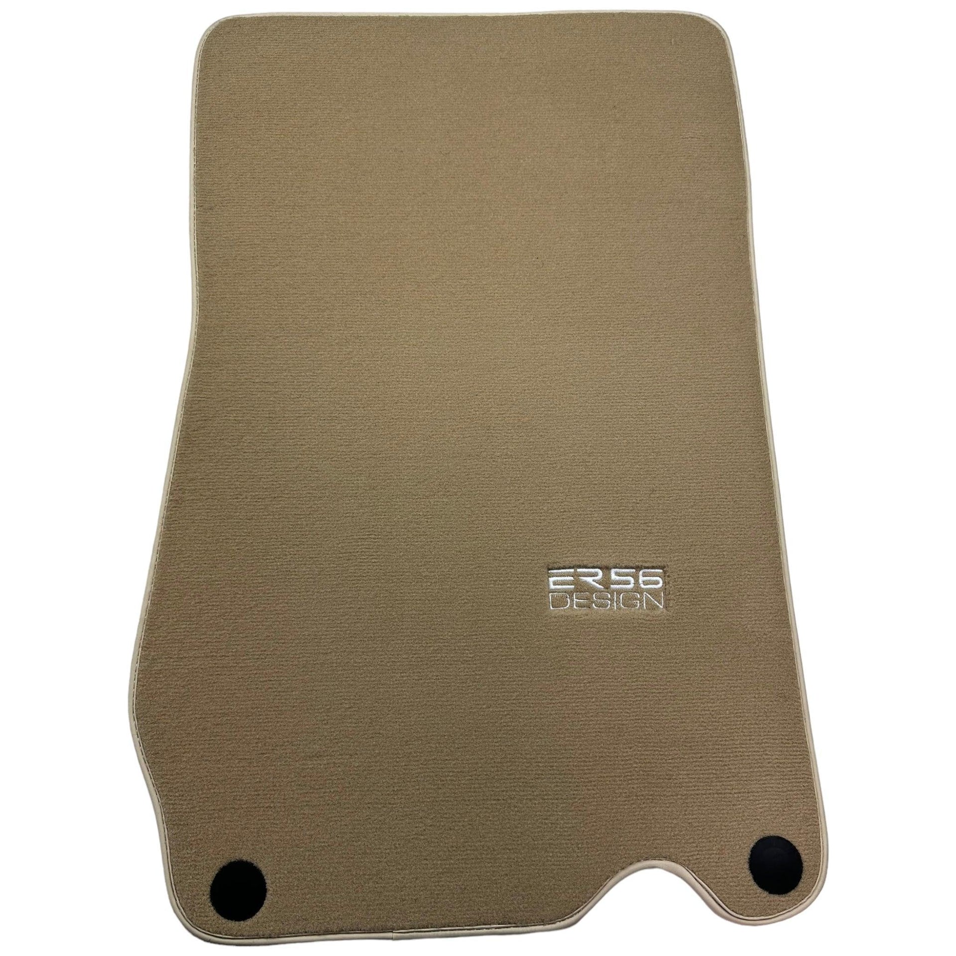 Beige Floor Mats For Mercedes-Benz SL-Class R230 (2001-2009) - AutoWin