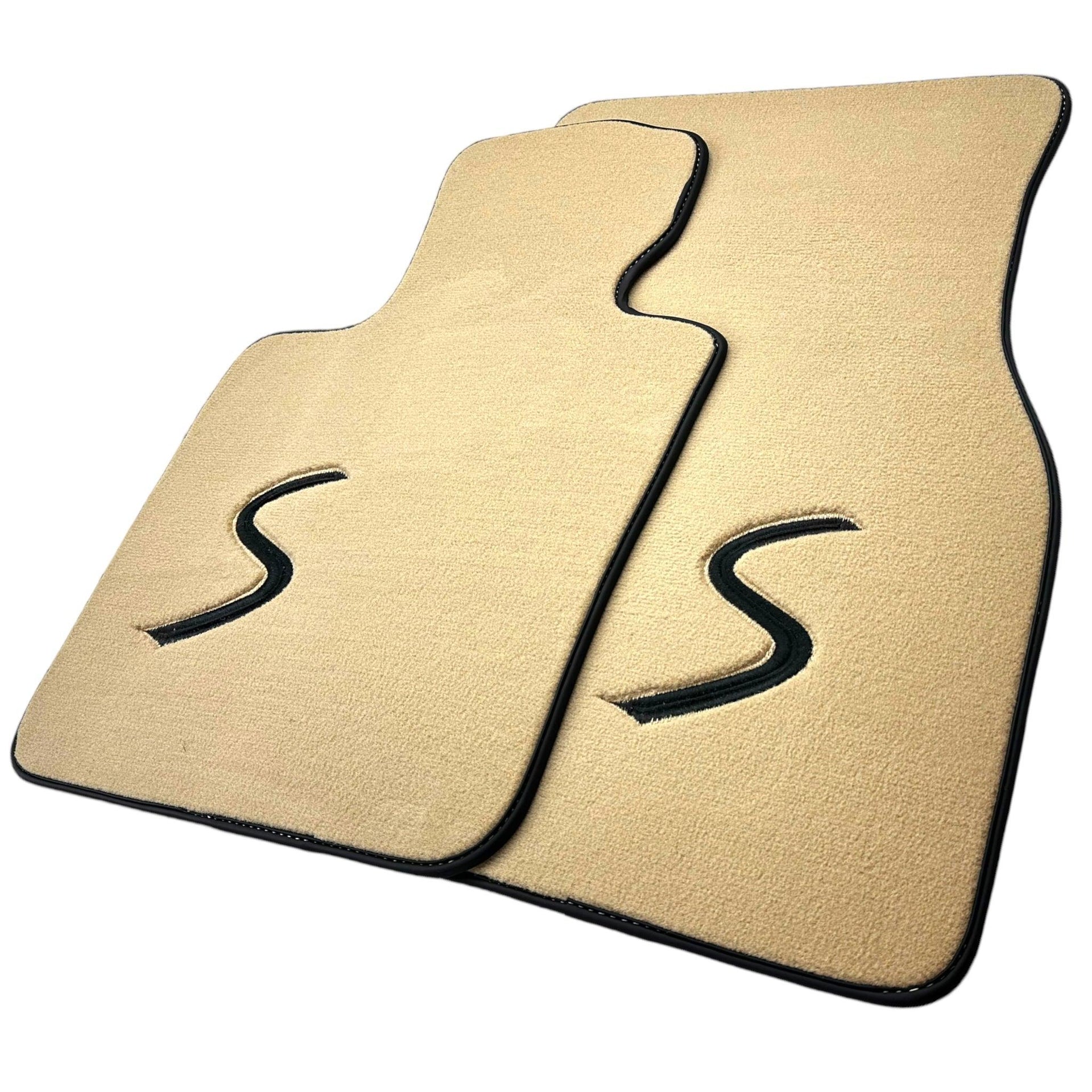 Beige Floor Mats for Mini Cooper / One R53 (2001-2007) Cooper S - AutoWin