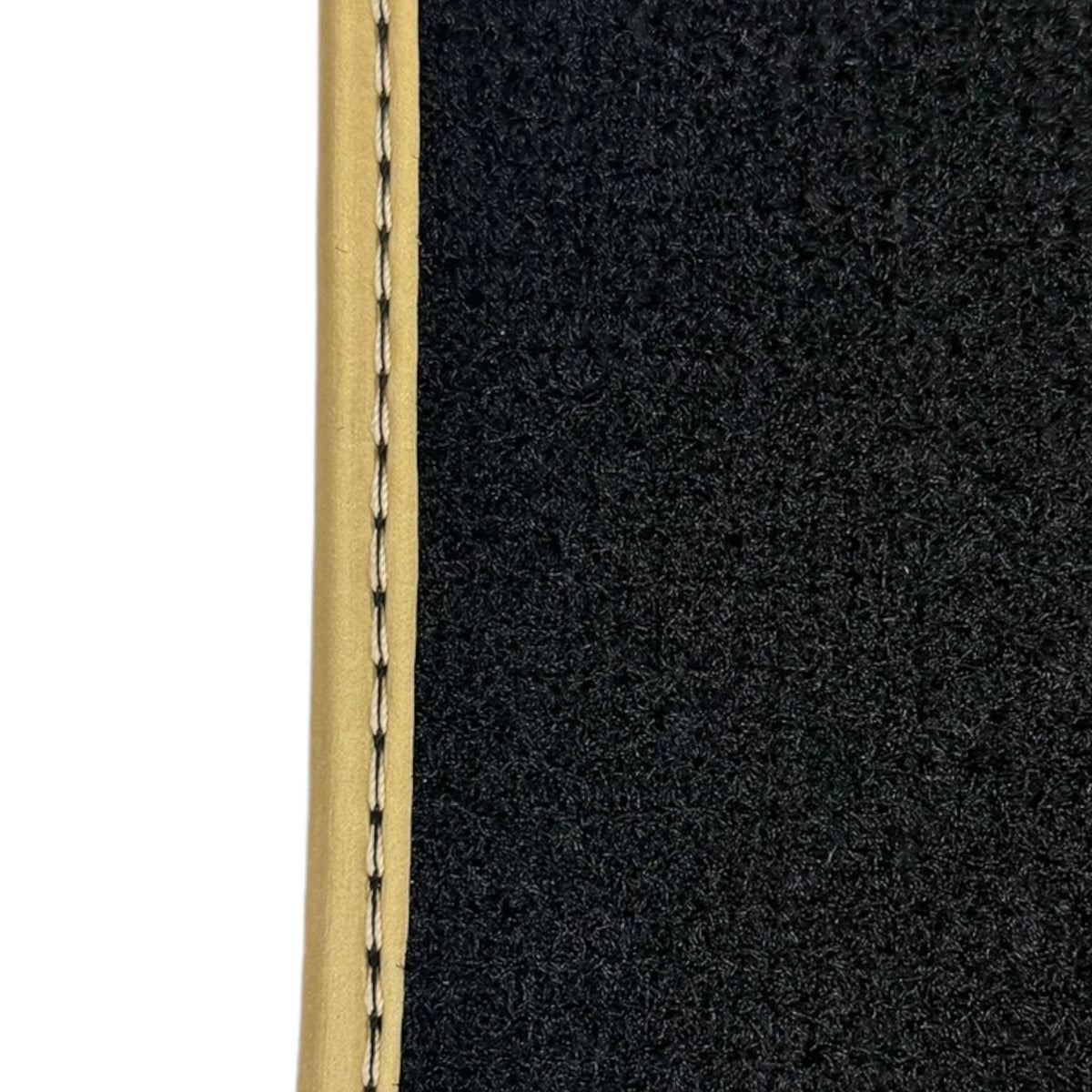 Black Alcantara Floor Mats for Ferrari F430 (2004-2009) - Red Sewing - AutoWin