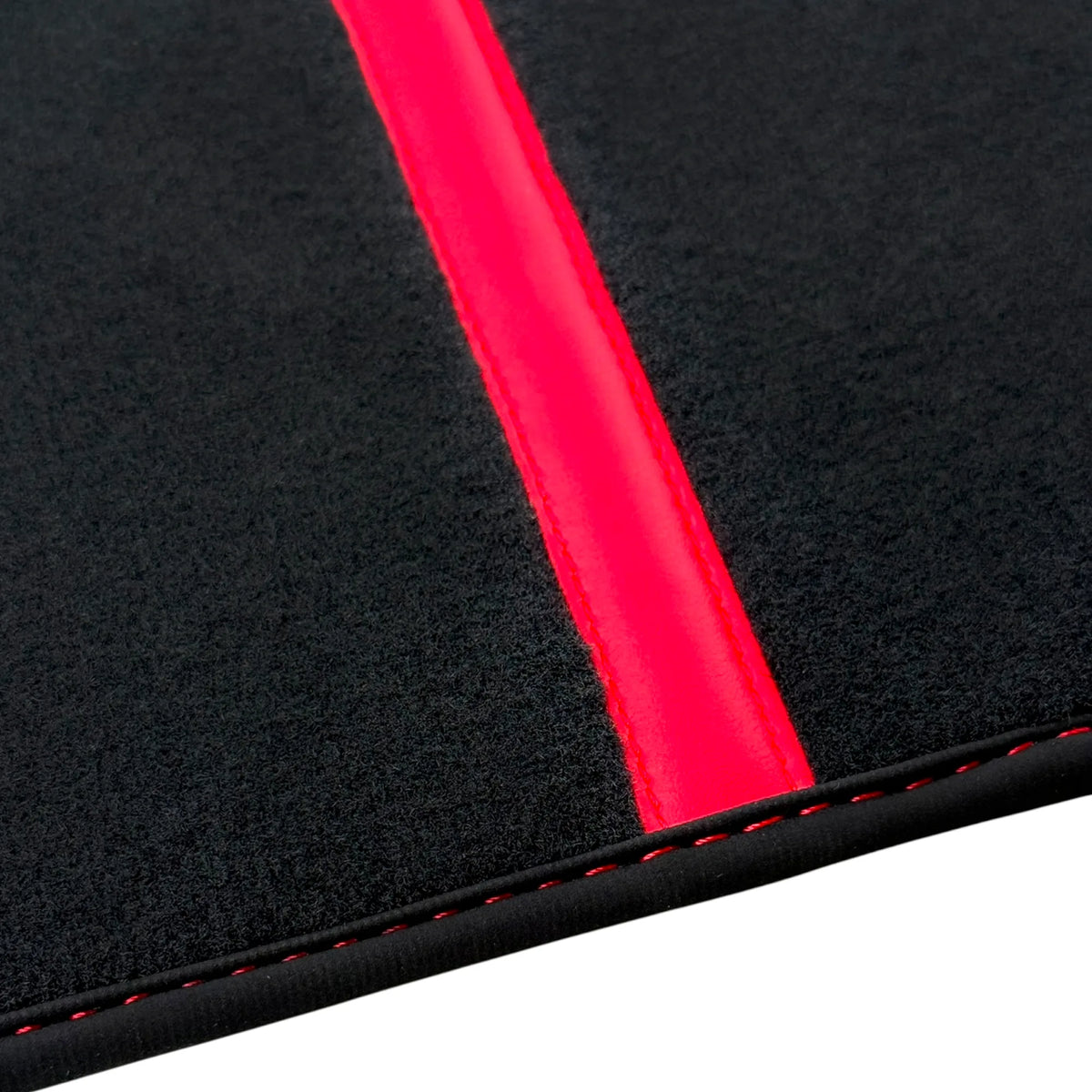 Black Car Floor Mats with Leather Line for Ferrari 458 Speciale (2012-2015) | Various Colors