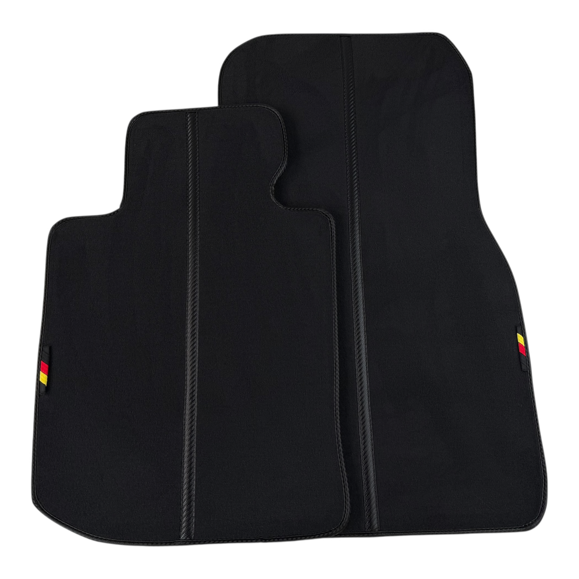 Black Floor Mats for BMW 1 Series E81 (2004-2013) close-up detail - BMW 1 Series (2004-2013)