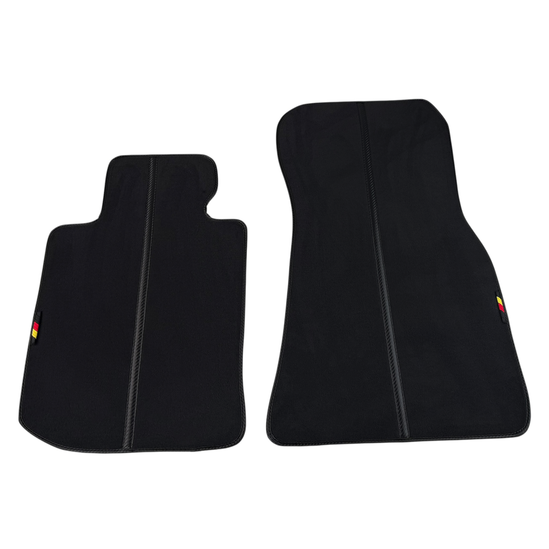 Black Floor Mats for BMW 1 Series E81 (2004-2013) interior installed - BMW 1 Series (2004-2013)