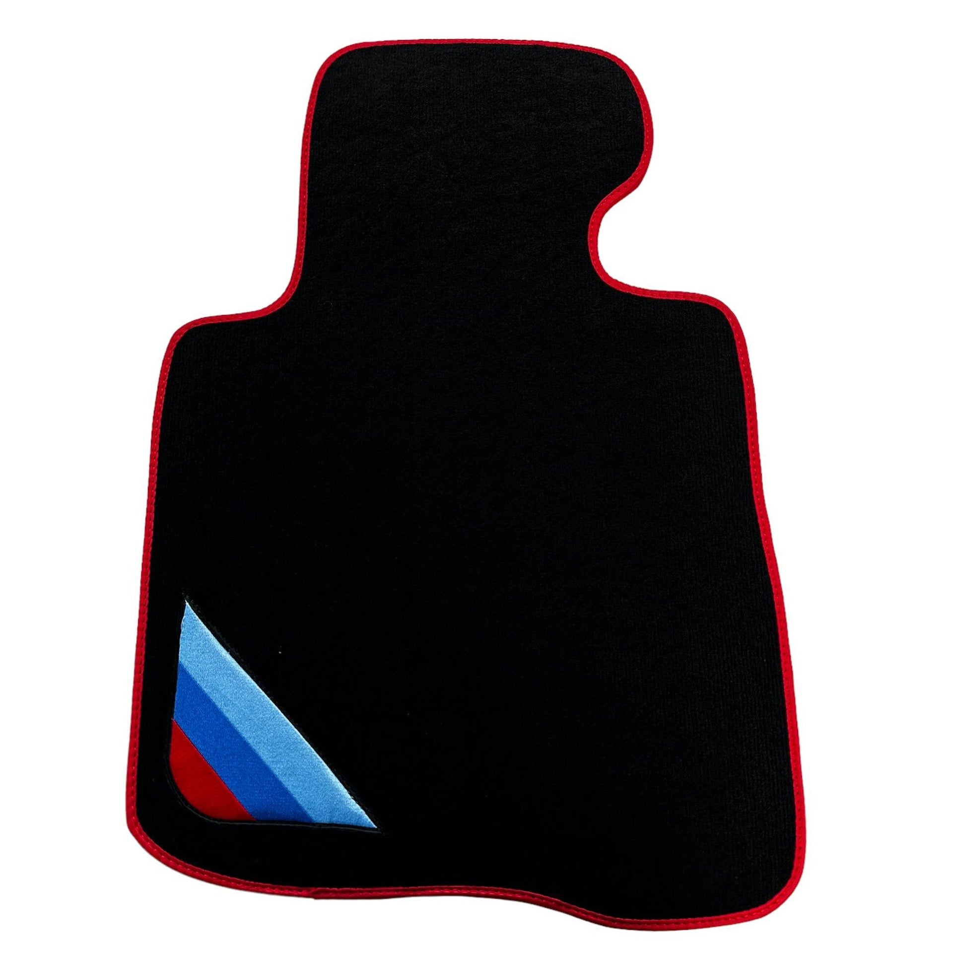 Black Floor Mats For BMW 4 Series F33 With Red Trim - AutoWin
