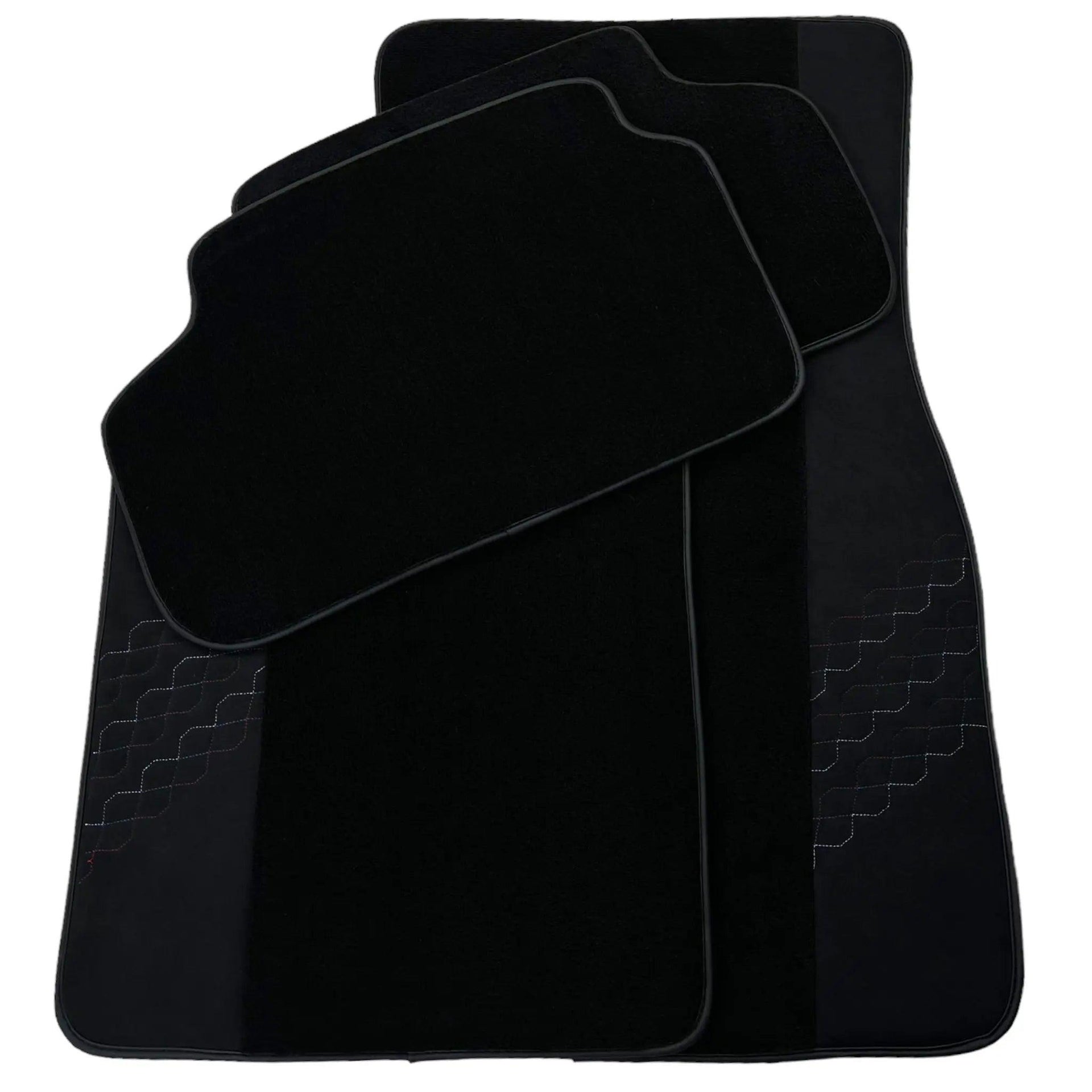 Black Floor Mats for BMW 2 Series G61 (2023-2026) Touring with Alcantara Leather - AutoWin