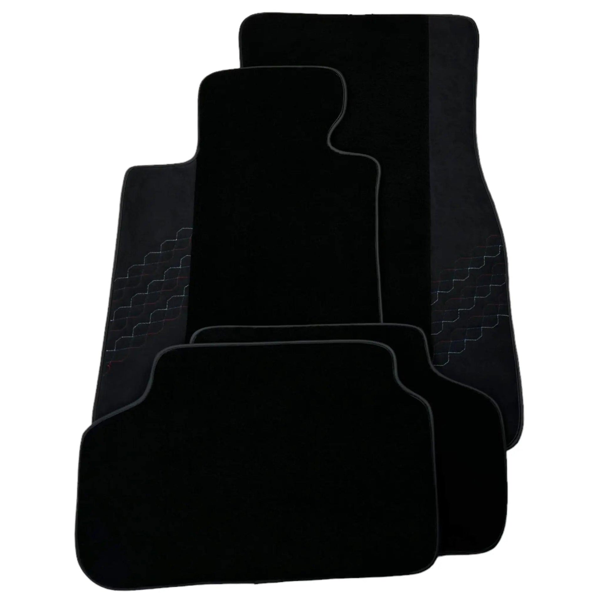Black Floor Mats for BMW 2 Series U06 (2022-2026) with Alcantara Leather - AutoWin