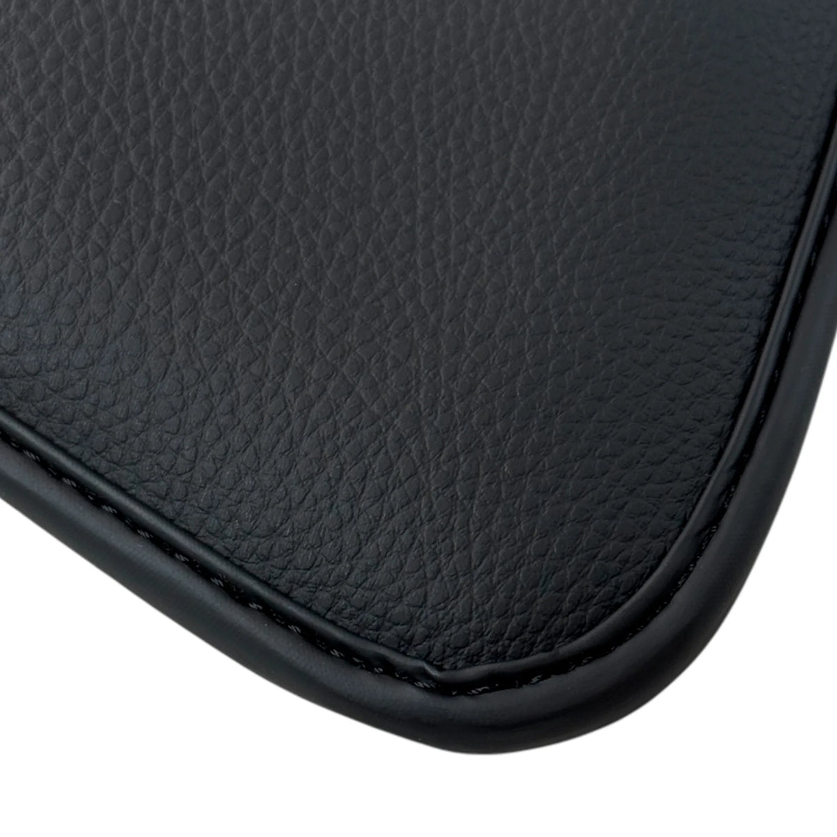 Black Floor Mats for Ferrari 296 GTB (2022-2027) with Leather | Red Logo