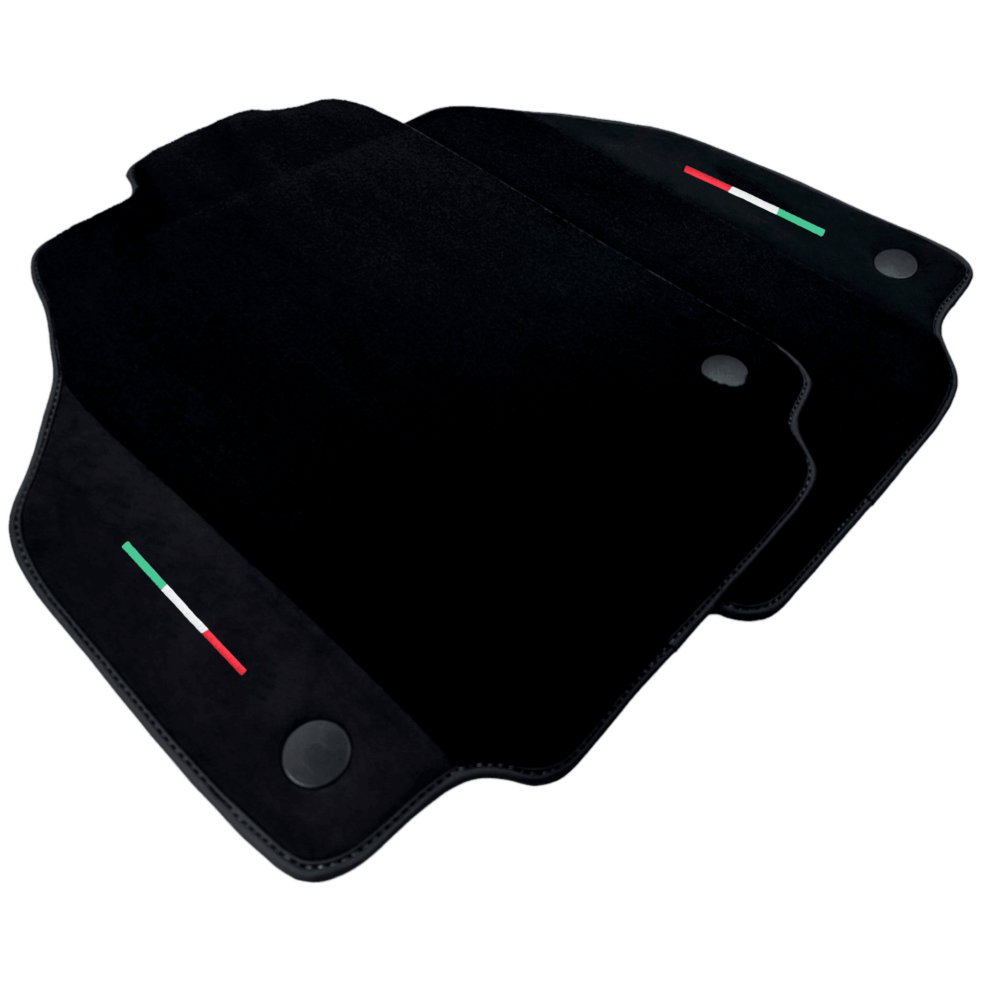 Black Floor Mats For Ferrari 488 Spider 2015-2022 - AutoWin