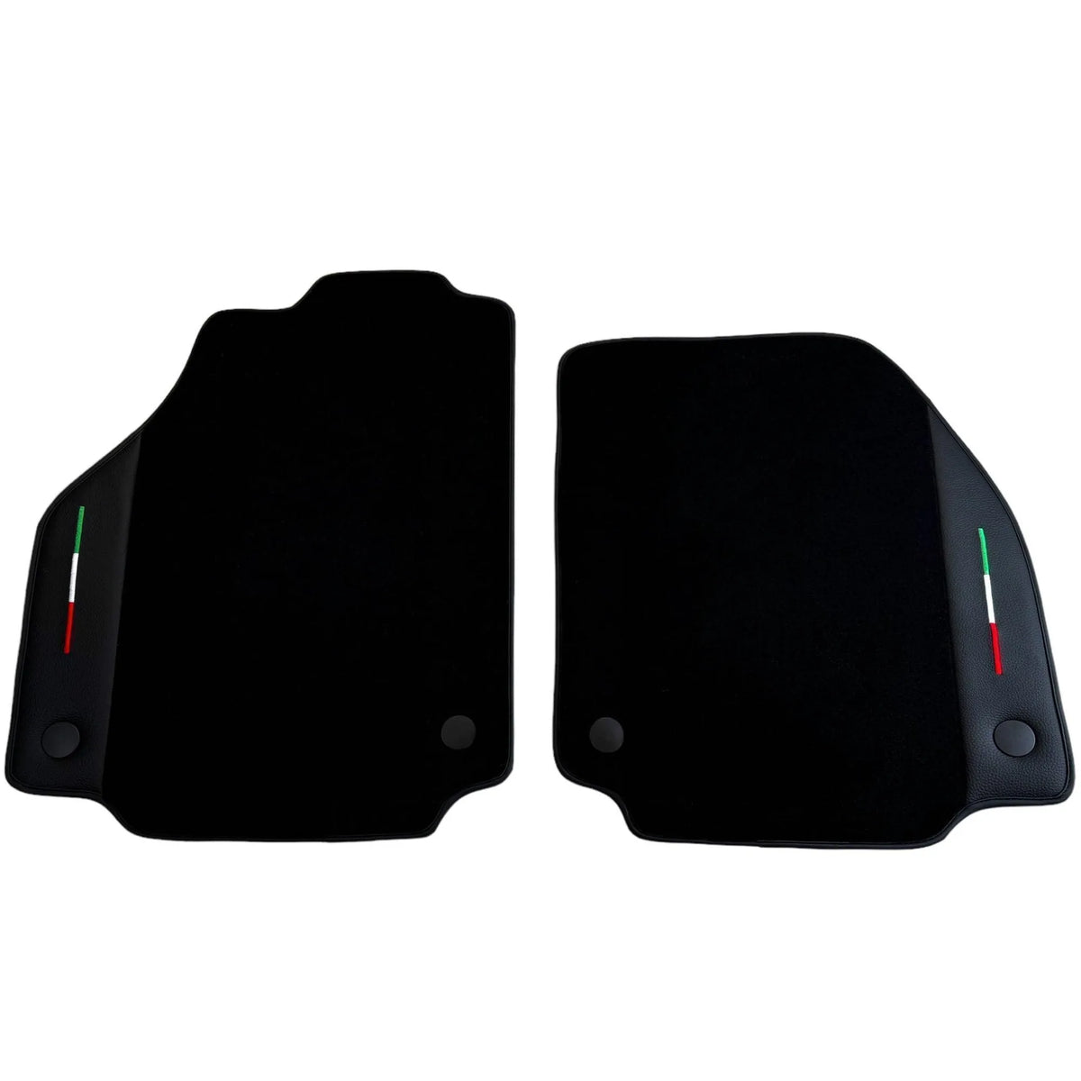 Black Floor Mats for Ferrari 488 Spider (2016-2022) with Leather