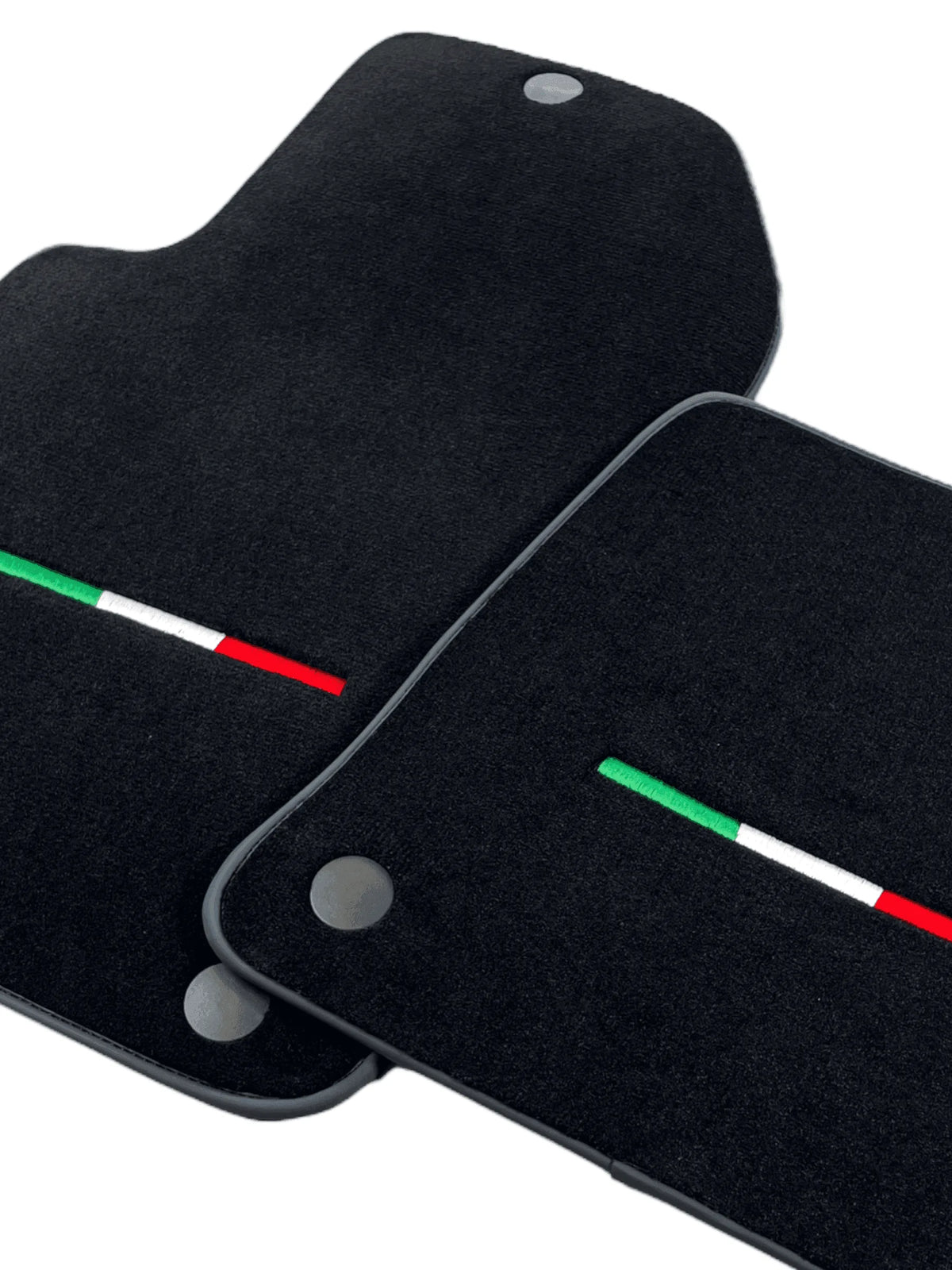 Black Floor Mats For Ferrari 612 Scaglietti 2005-2011 Italian Edition - AutoWin