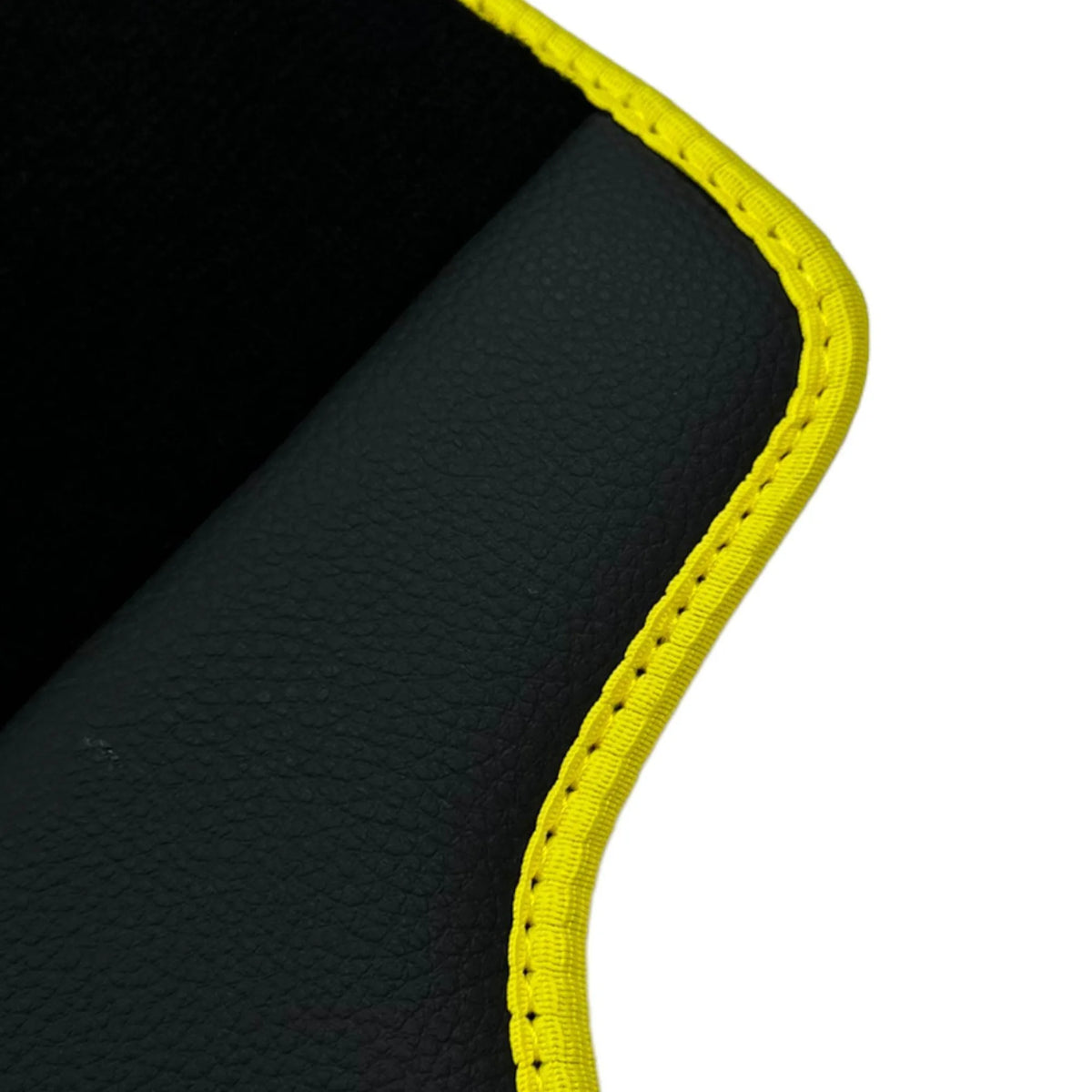Black Floor Mats for Ferrari 812 GTS (2019-2023) with Leather - AutoWin