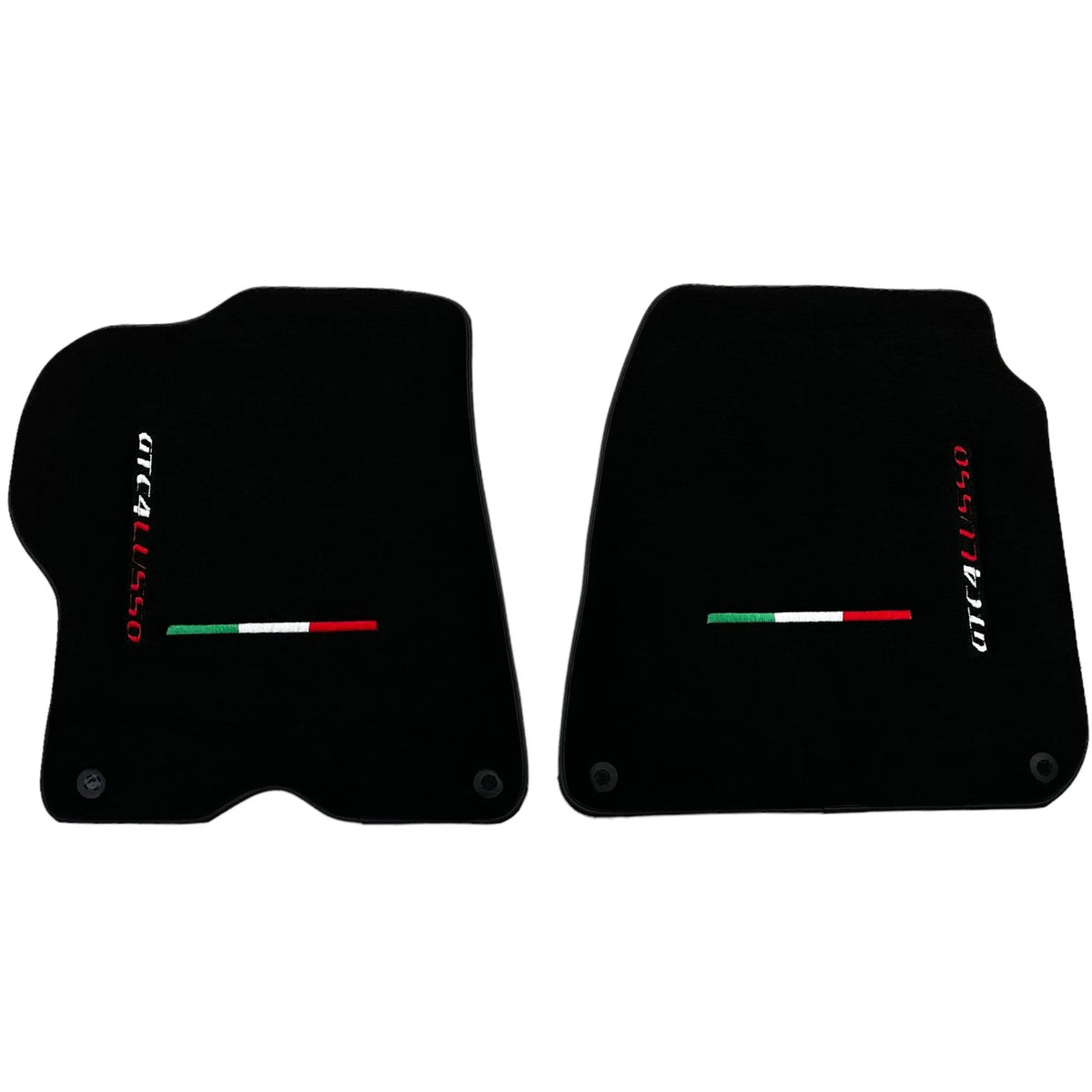 Black Floor Mats For Ferrari GTC4 Lusso (2016-2023) Italian Edition - AutoWin