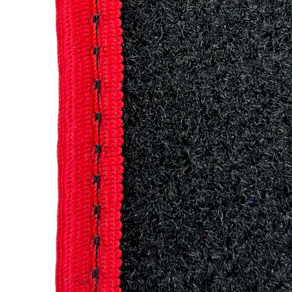 Black Floor Mats for Ferrari GTC4 Lusso with Leather and Red Trim | Right Hand Drive - AutoWin
